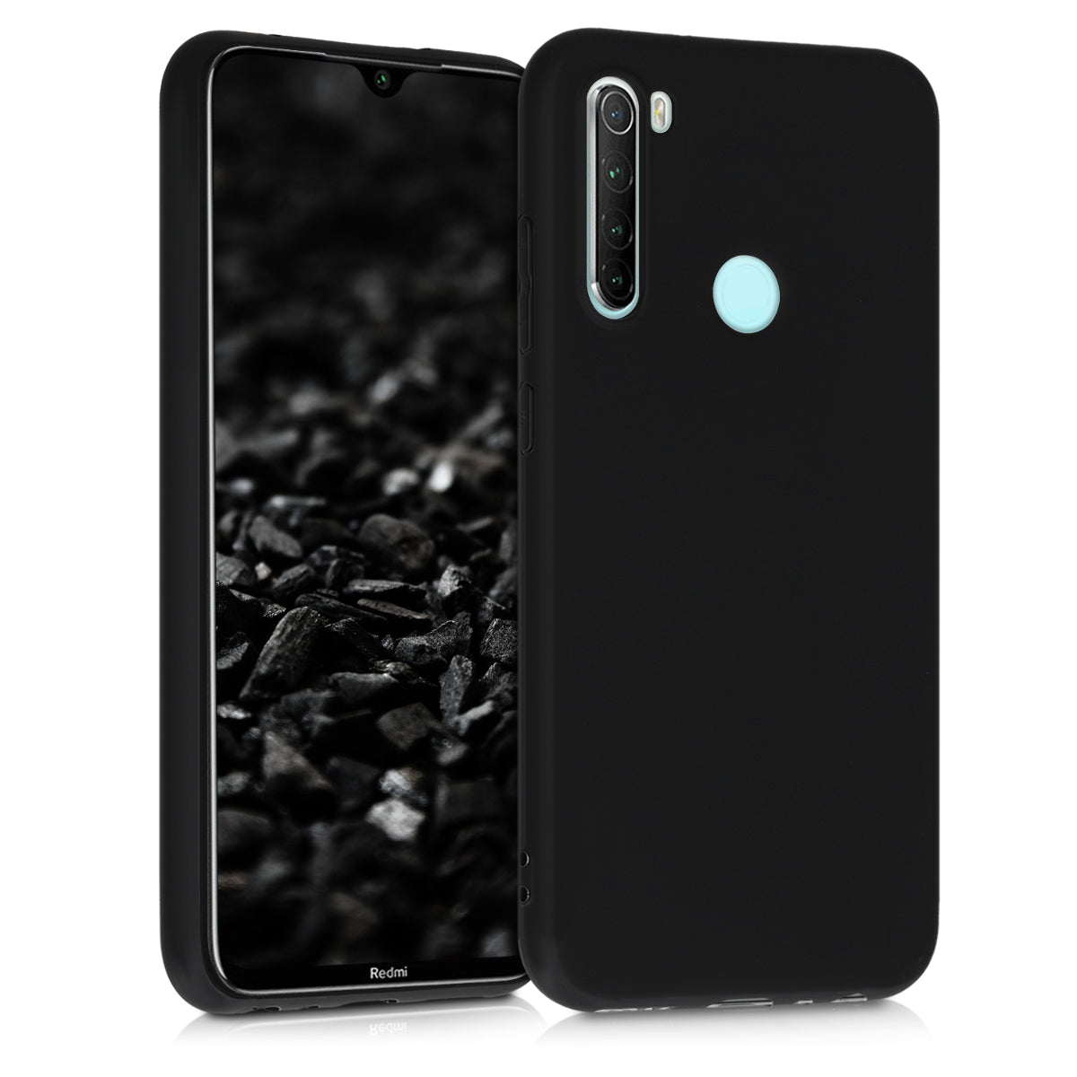kwmobile Handyhülle für Xiaomi Redmi Note 8 (2019 / 2021) Hülle - Kabelloses Laden - Schutzhülle Cover
