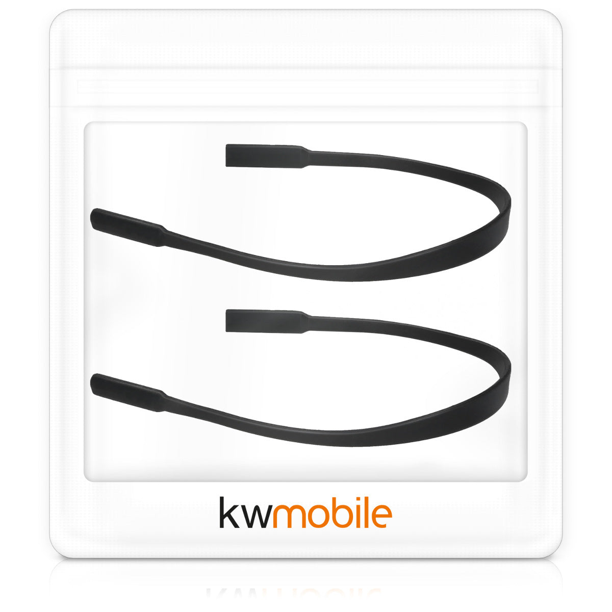 kwmobile Antirutsch Brillenband für Brillenbügel Set