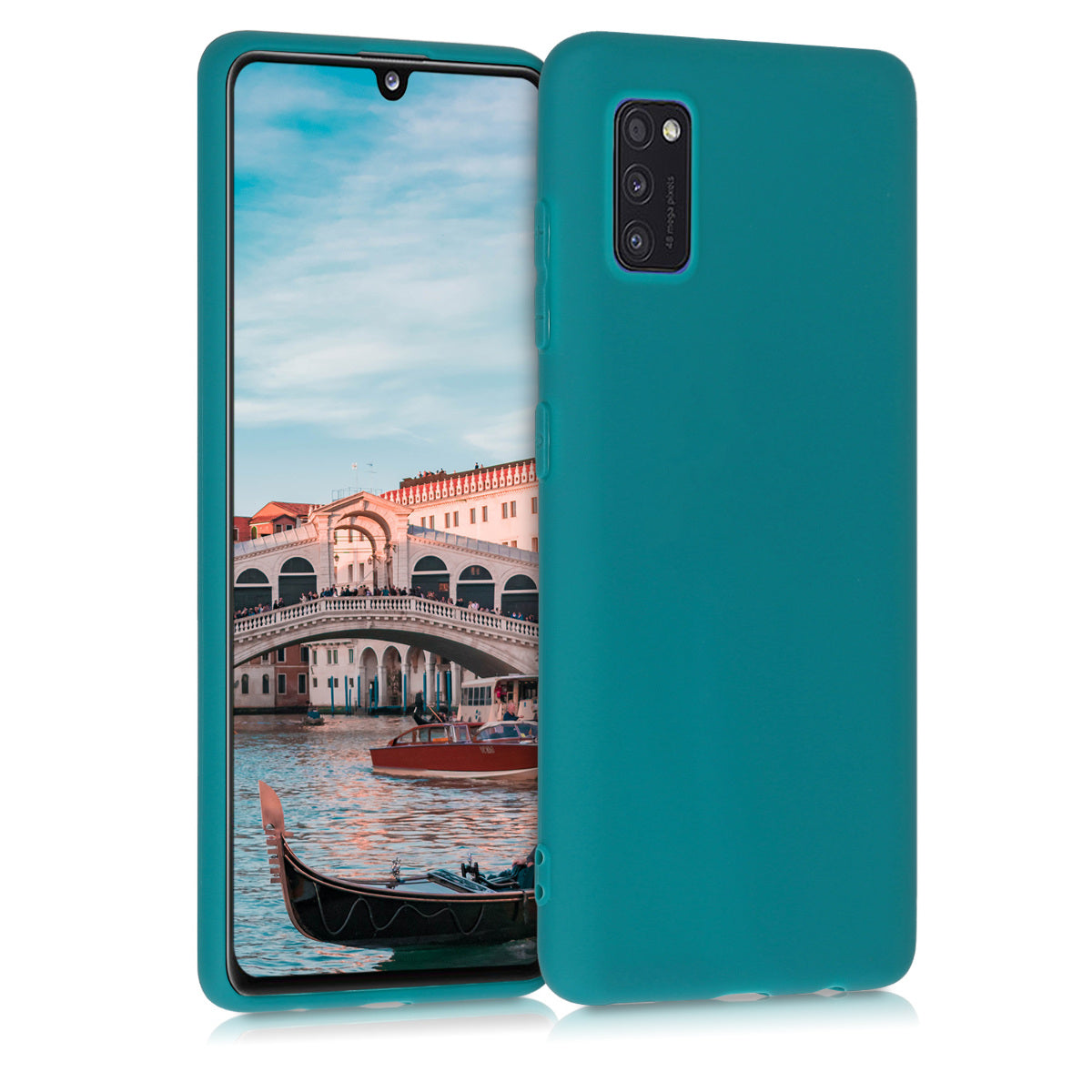 kwmobile Handyhülle für Samsung Galaxy A41 - Kabelloses Laden - Schutzhülle Cover