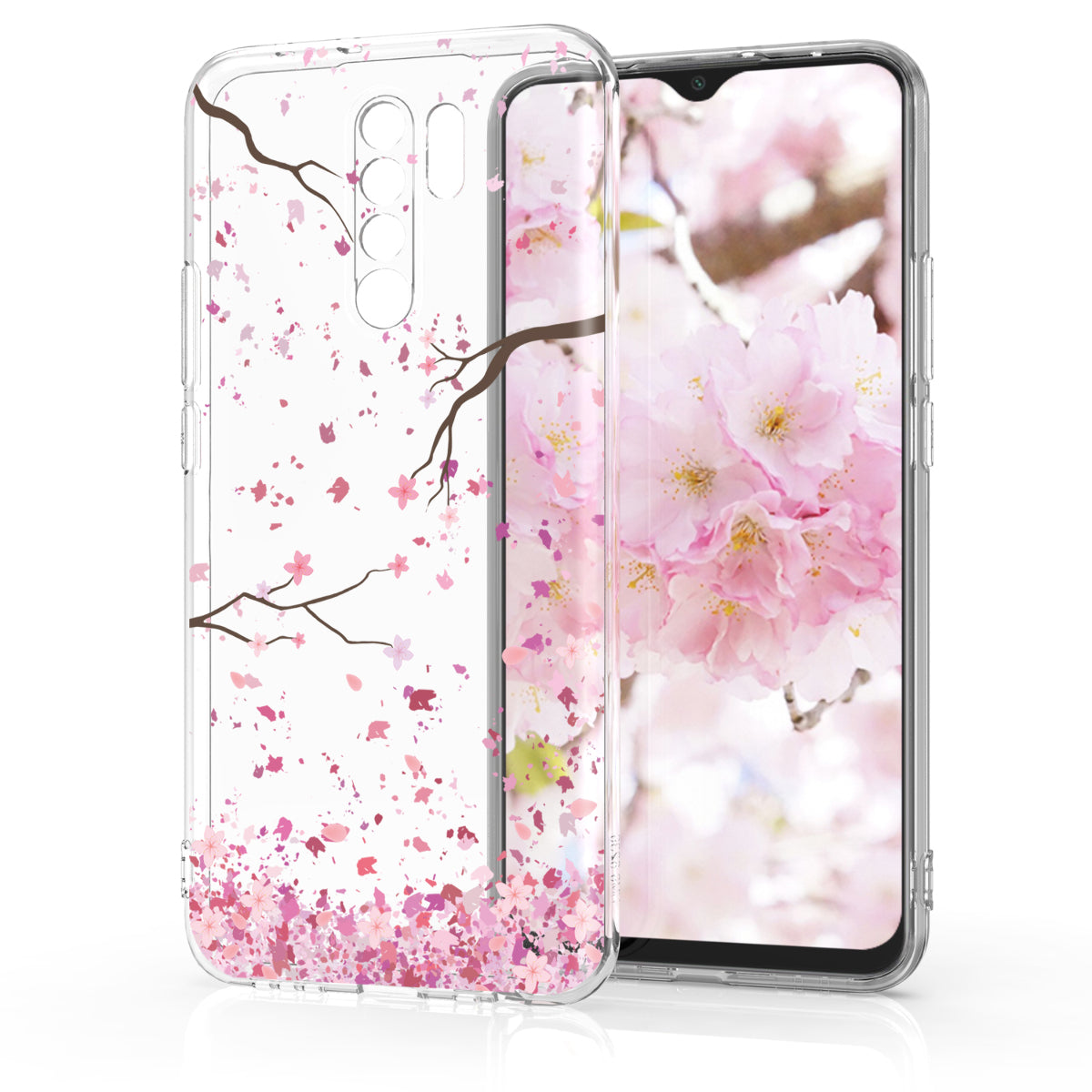 kwmobile Case kompatibel mit Xiaomi Redmi 9 - Hülle Silikon transparent