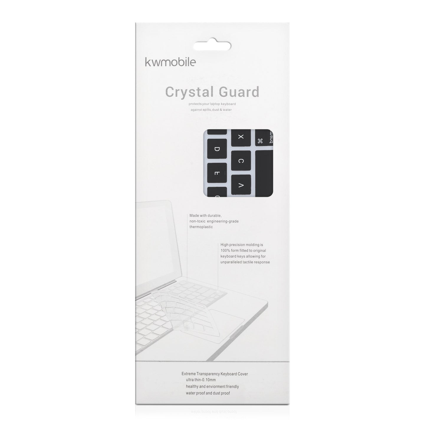 kwmobile Tastaturschutz für Apple MacBook Air 13" 2018 2019 2020 A1932 - QWERTY US Keyboard Cover Abdeckung
