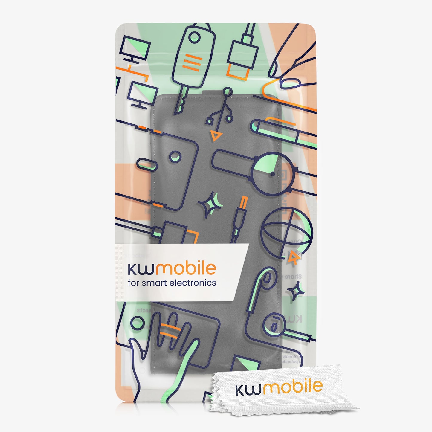 kwmobile Schutzhülle kompatibel mit Samsung Galaxy A52 / A52 5G / A52s 5G - Flip Case Handyhülle