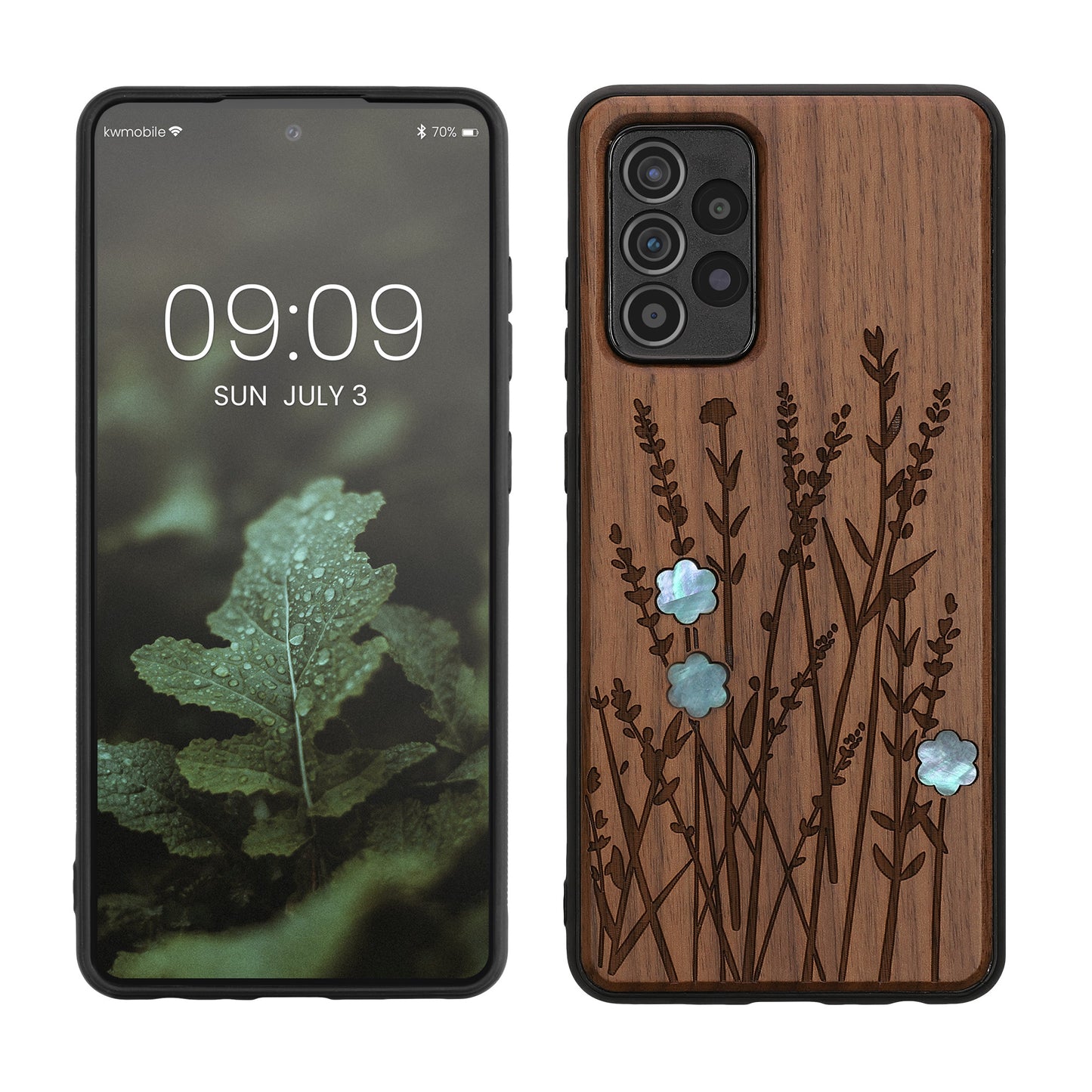kwmobile Hülle kompatibel mit Samsung Galaxy A52 / A52 5G / A52s 5G Hülle - Handy Cover - TPU Handyhülle in Aufgehende Sonne