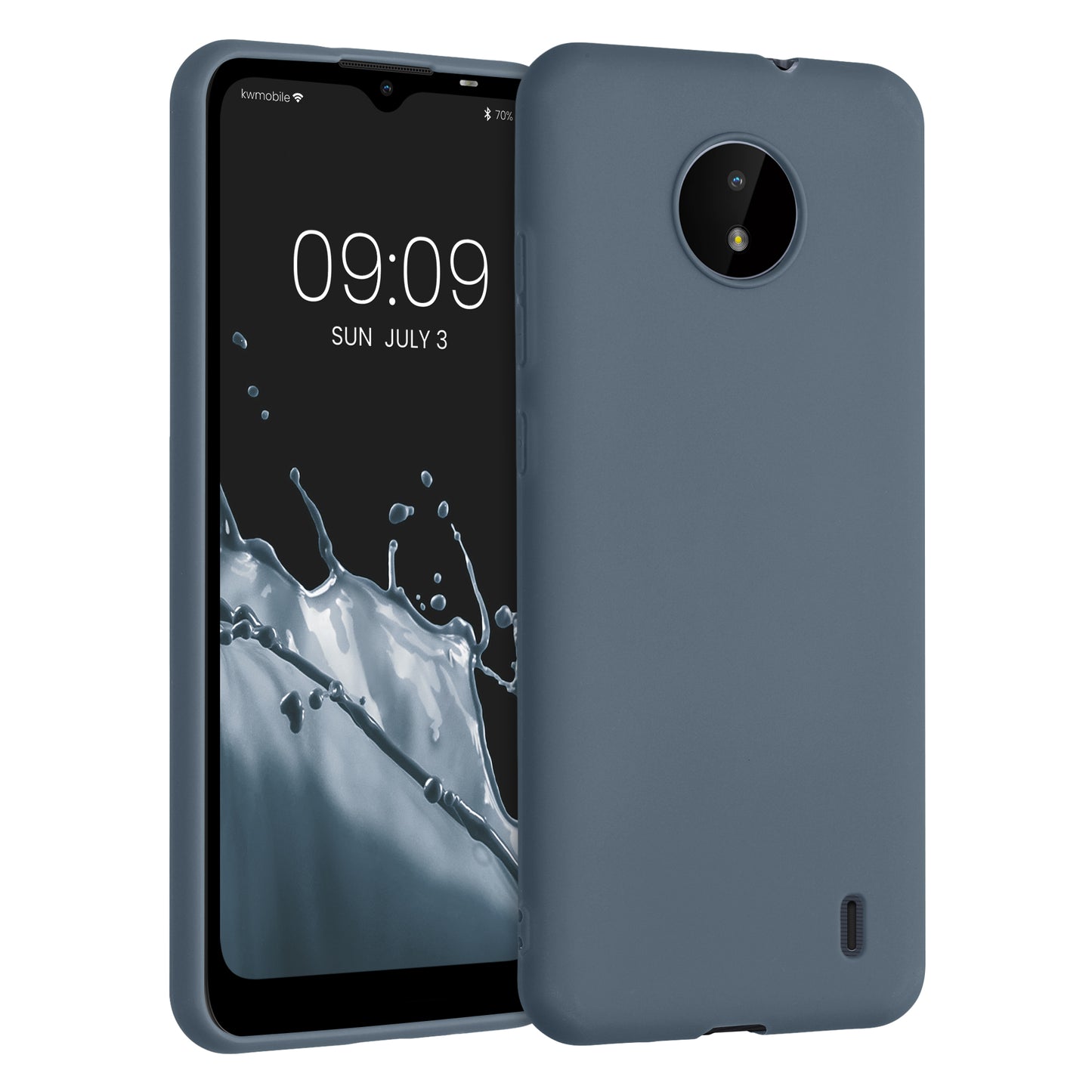 kwmobile Handyhülle für Nokia C20 / C10 Hülle - Kabelloses Laden - Schutzhülle Cover
