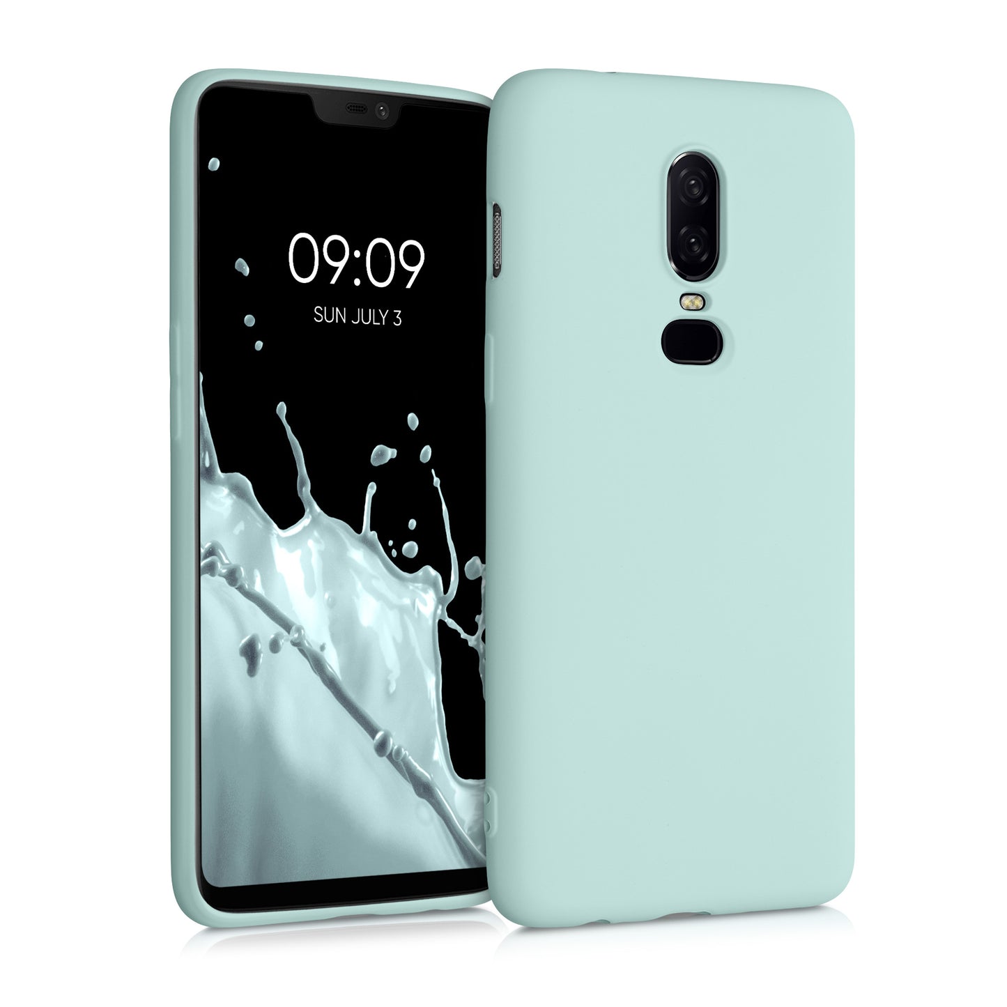 kwmobile Hülle kompatibel mit OnePlus 6 - Schutzhülle für kabelloses Laden - Case