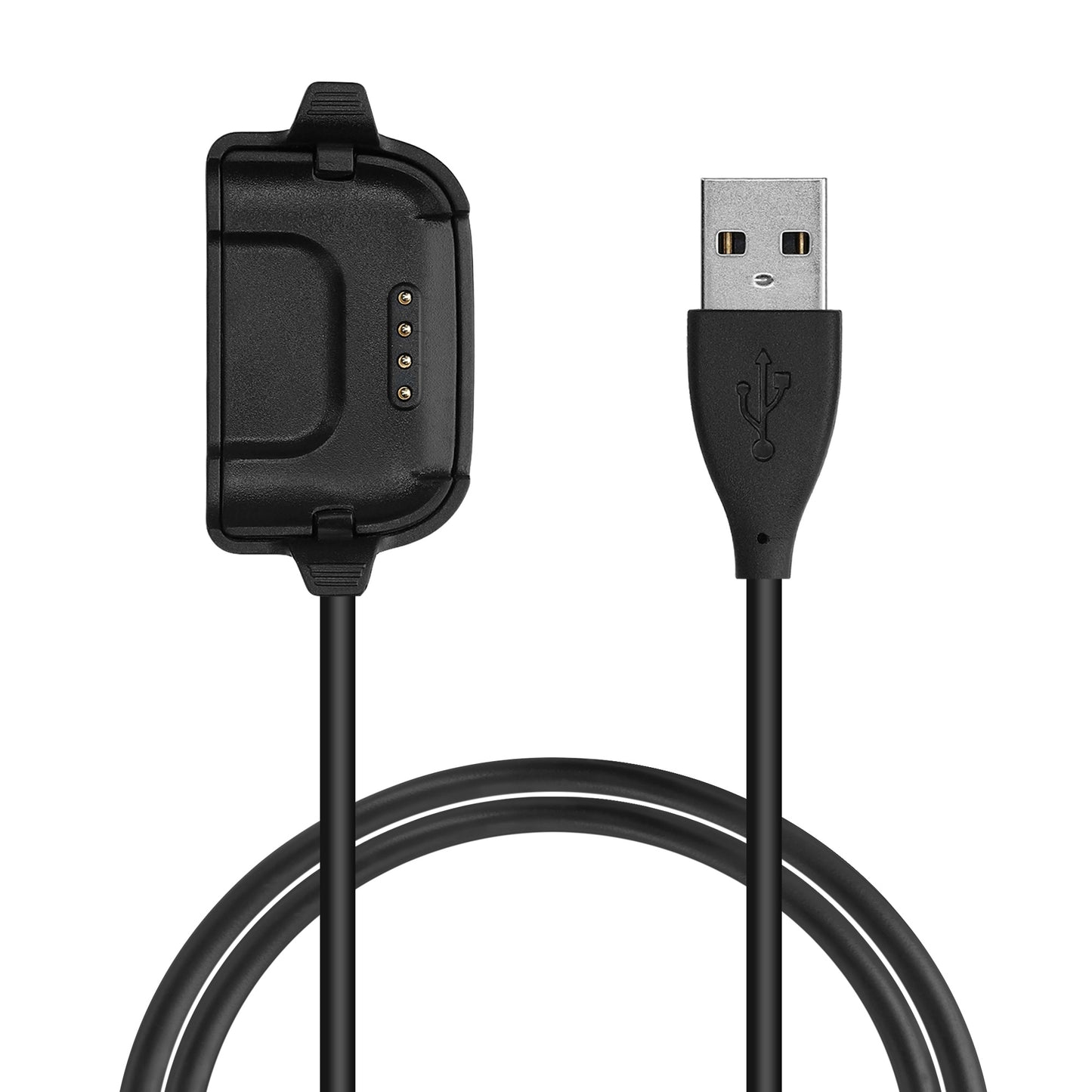 kwmobile USB Kabel Charger kompatibel mit Willful ID205 / Yamay SW020 Ladekabel - Smart Watch Ersatzkabel - Fitnesstracker Aufladekabel