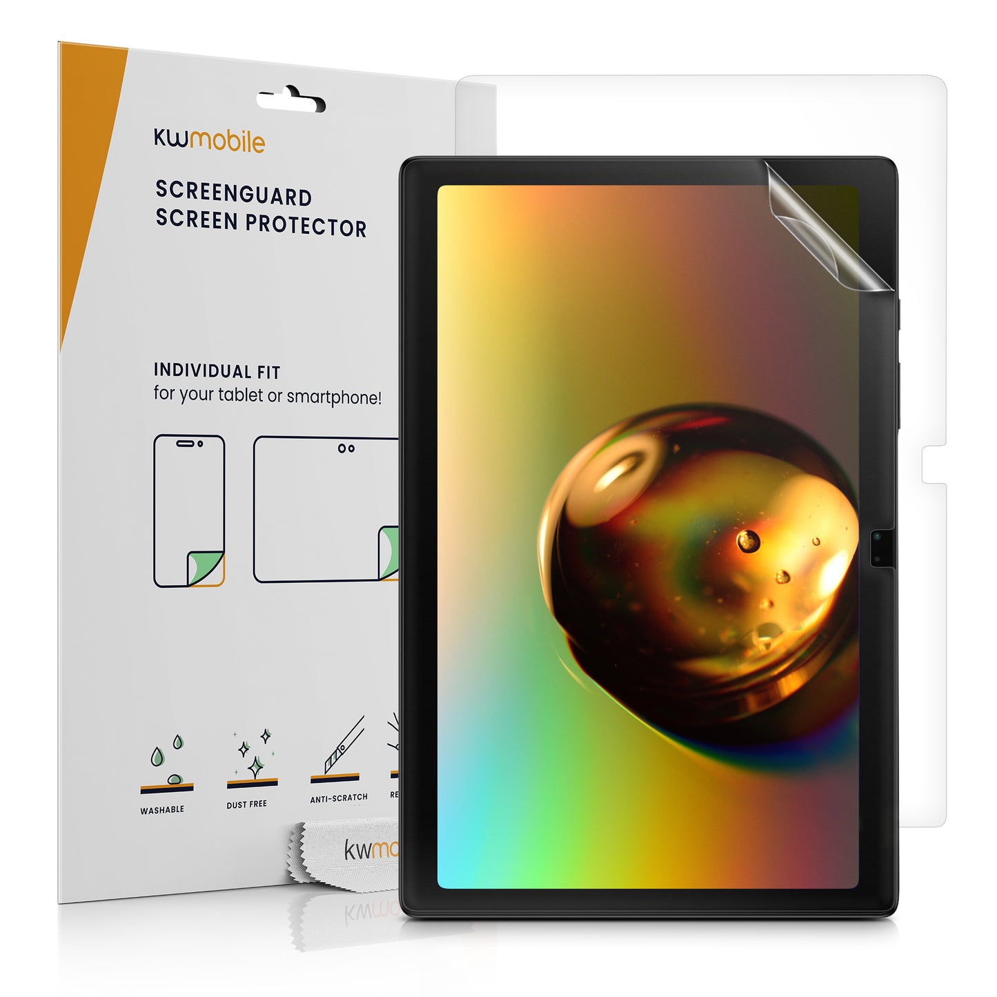 2x Folie kompatibel mit Samsung Galaxy Tab A8 10.5 (2021)