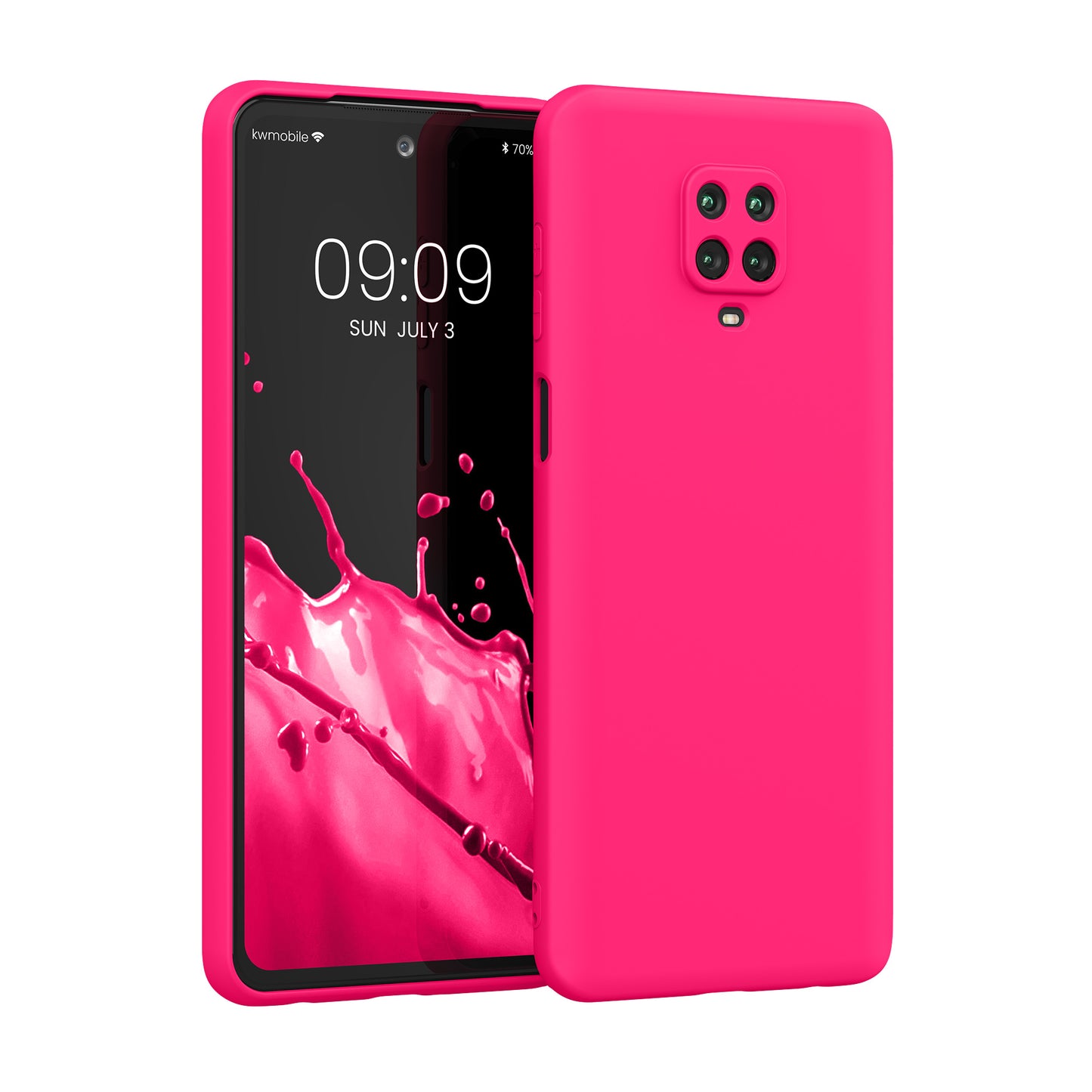 kwmobile Hülle kompatibel mit Xiaomi Redmi Note 9S / 9 Pro / 9 Pro Max - Schutzhülle für kabelloses Laden - Case