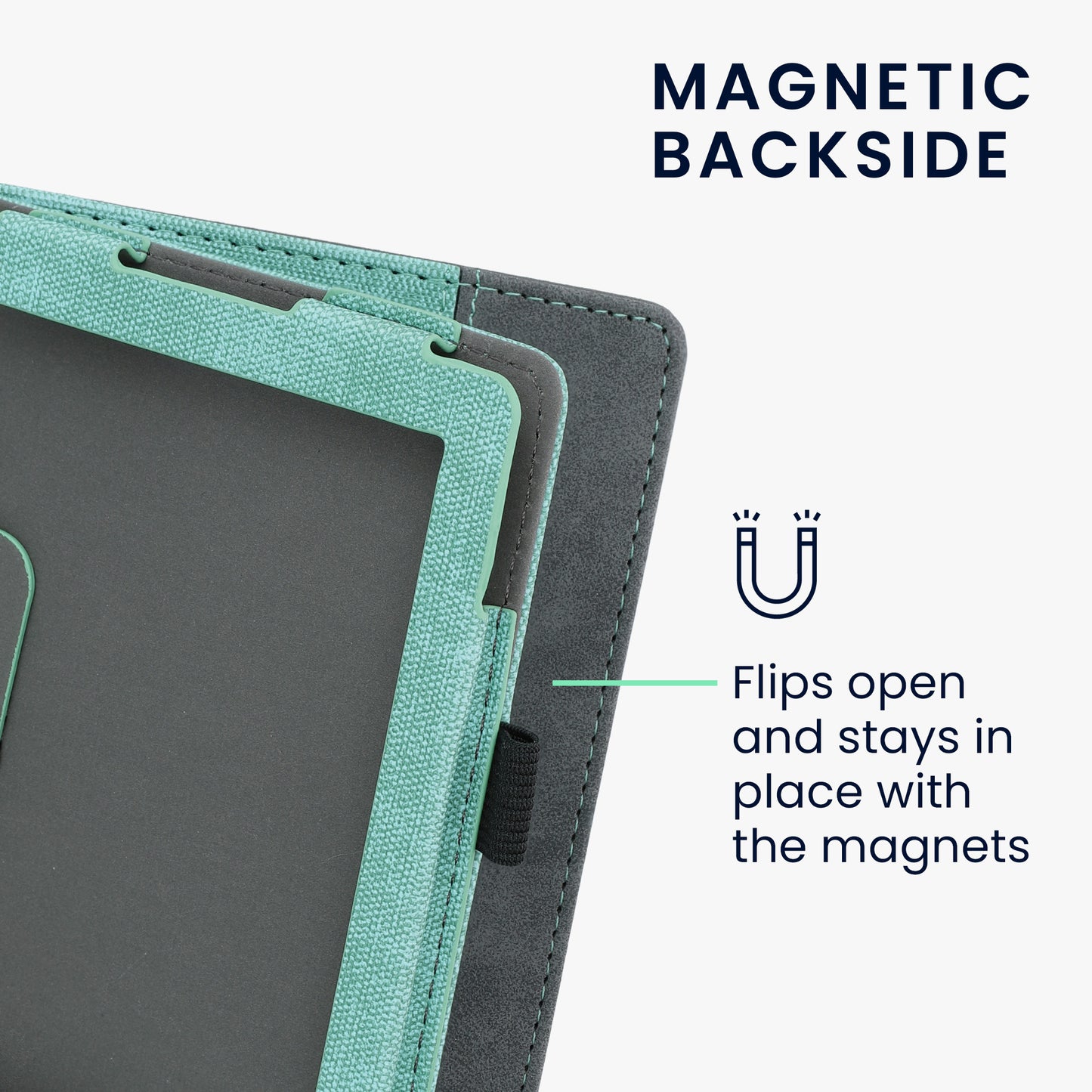 kwmobile Flip Hülle kompatibel mit Kobo Glo HD / Touch 2.0 - Handschlaufe - Cover
