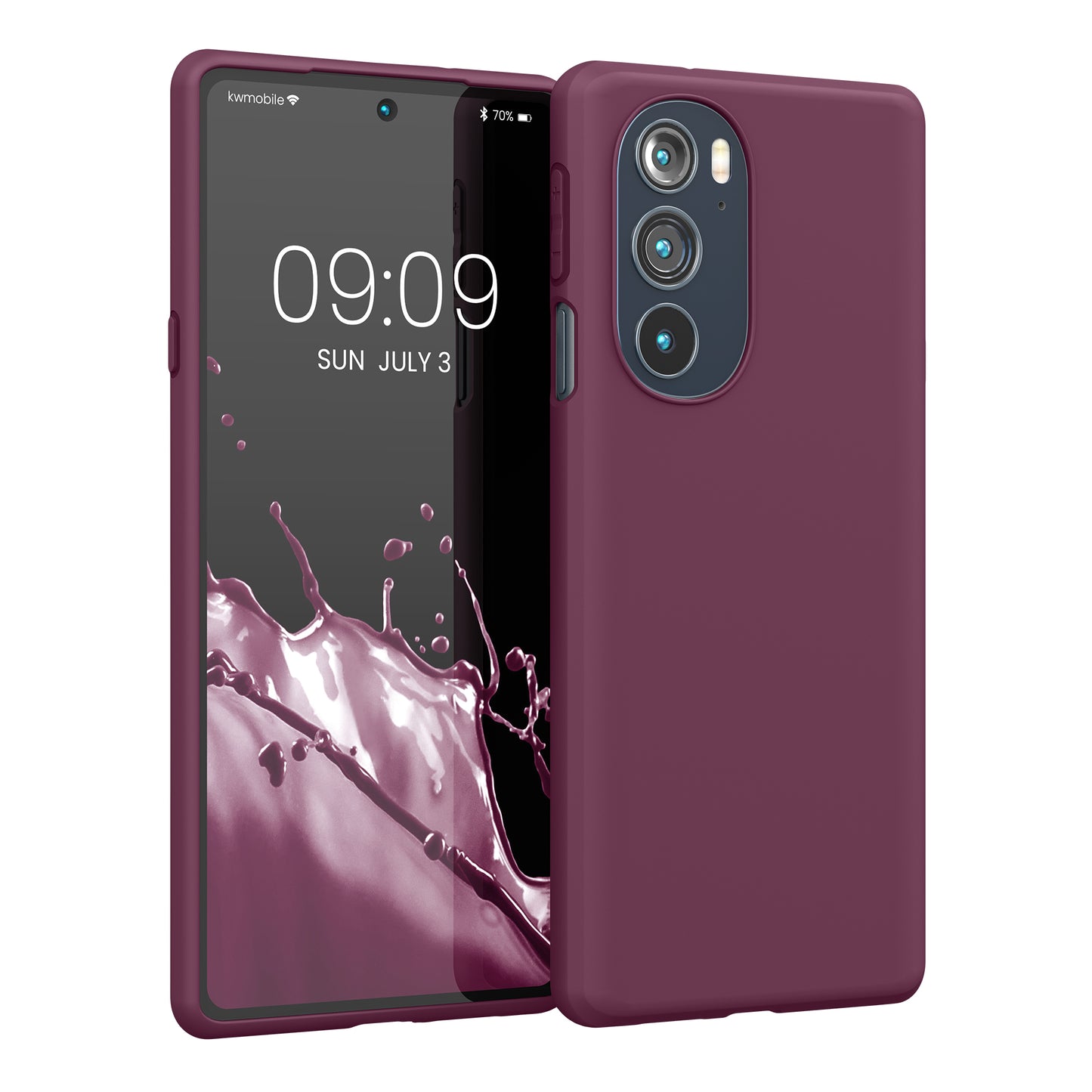 kwmobile Handyhülle für Motorola Edge 30 Pro / Edge Plus 2022 / Edge X30 Hülle - Kabelloses Laden - Schutzhülle Cover