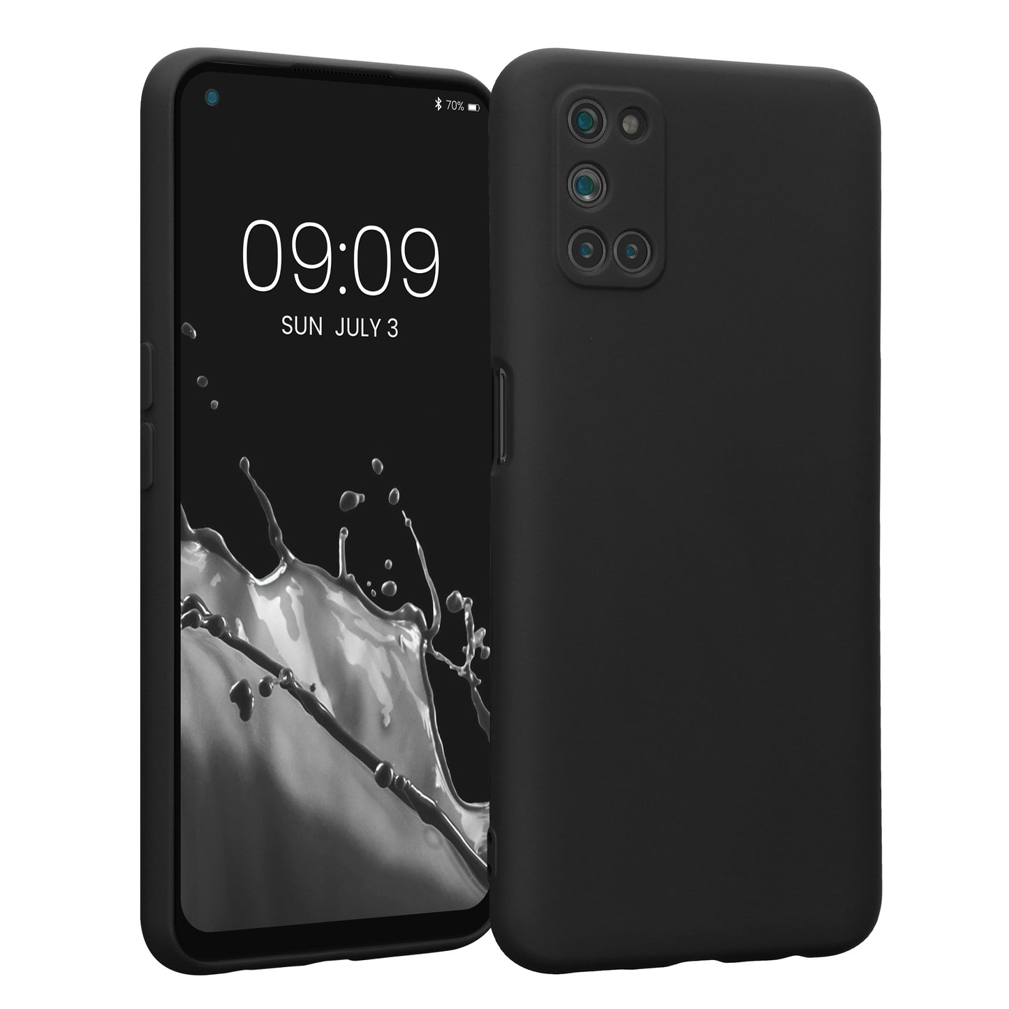 kwmobile Slim Case kompatibel mit Oppo A52 / A72 (4G) Hülle - Handyhülle aus Silikon