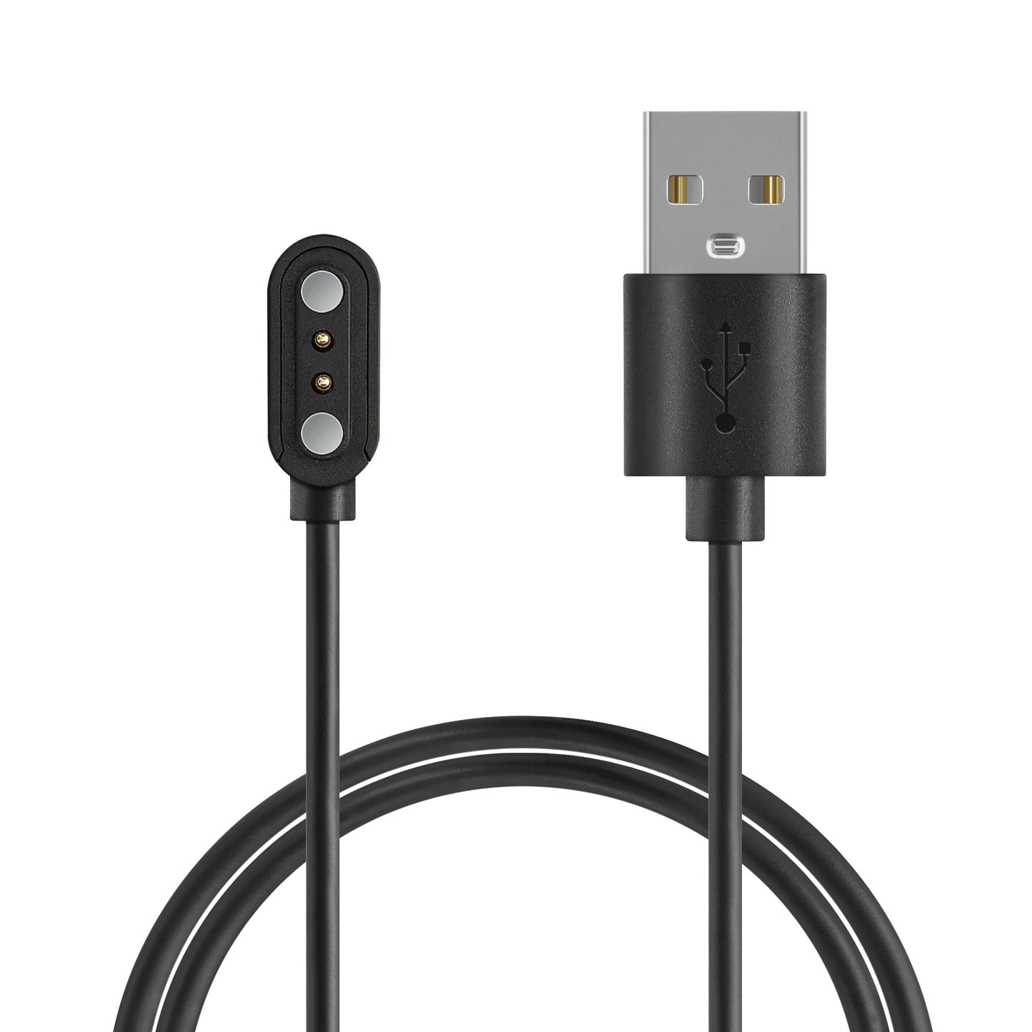 kwmobile USB Kabel Charger kompatibel mit Ticwatch GTH / Oppo Watch Free Ladekabel Smart Watch Ersatzkabel Fitnesstracker Aufladekabel