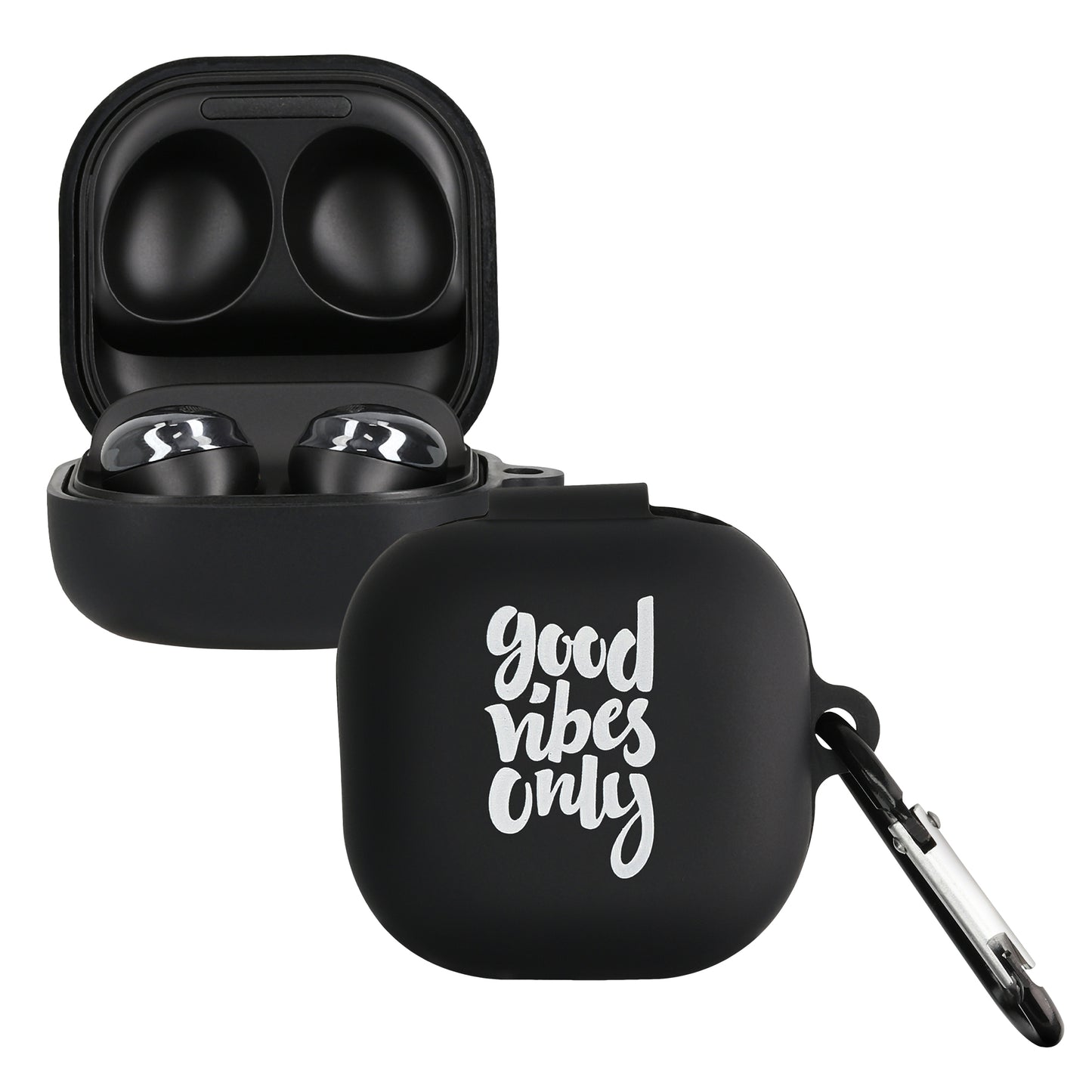 Silikon Hülle für Samsung Galaxy Buds 2 Pro / Buds 2 / Buds Live Don't touch my Headphones