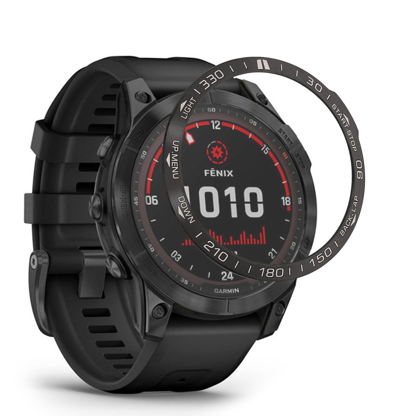 kwmobile Schutzring kompatibel mit Garmin Fenix 7 Fitnesstracker