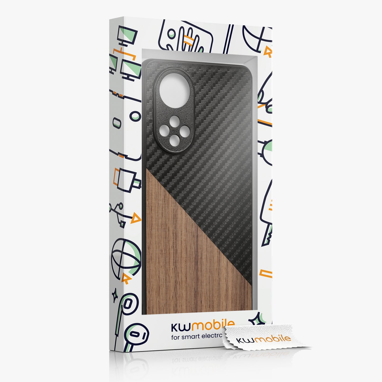 kwmobile Hülle kompatibel mit Honor 50 - Handyhülle - Handy Schutzhülle - Smartphone Cover