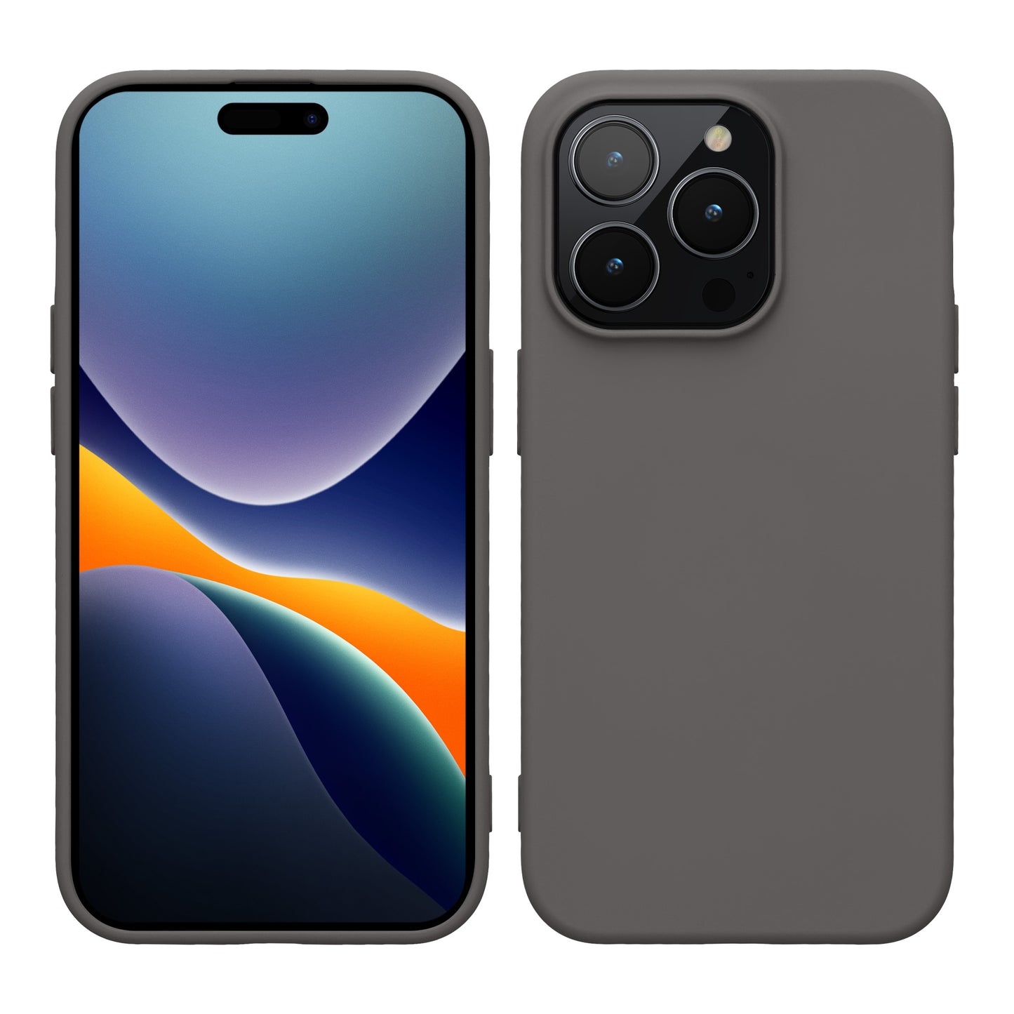 kwmobile Hülle für das iPhone 14 Pro Hülle - stoßfeste Schützhülle für kabelloses Laden