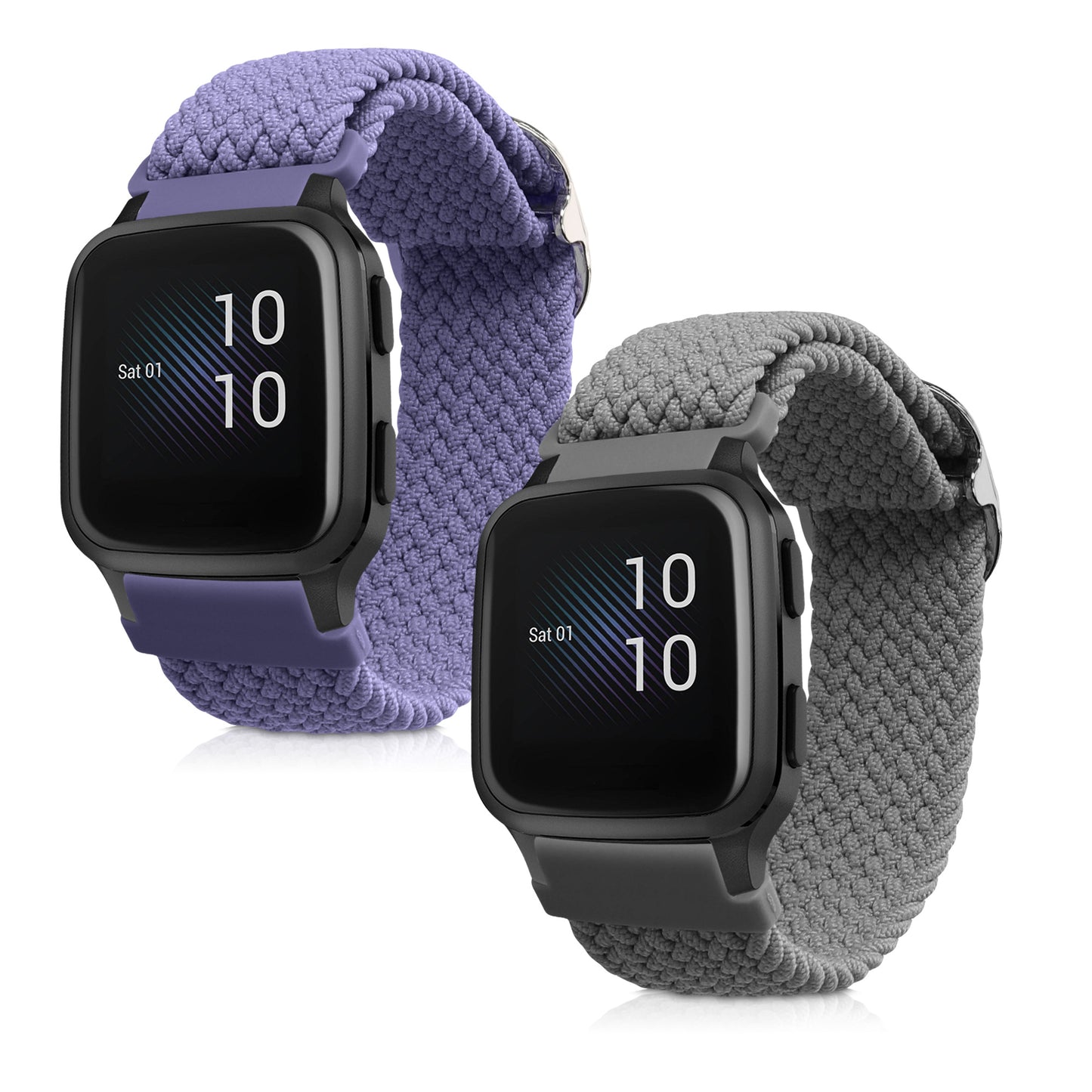 kwmobile Uhrenarmband für Garmin Venu Sq Music / Sq Armband Fitnesstracker Band Set Ersatzarmband Smartwatch