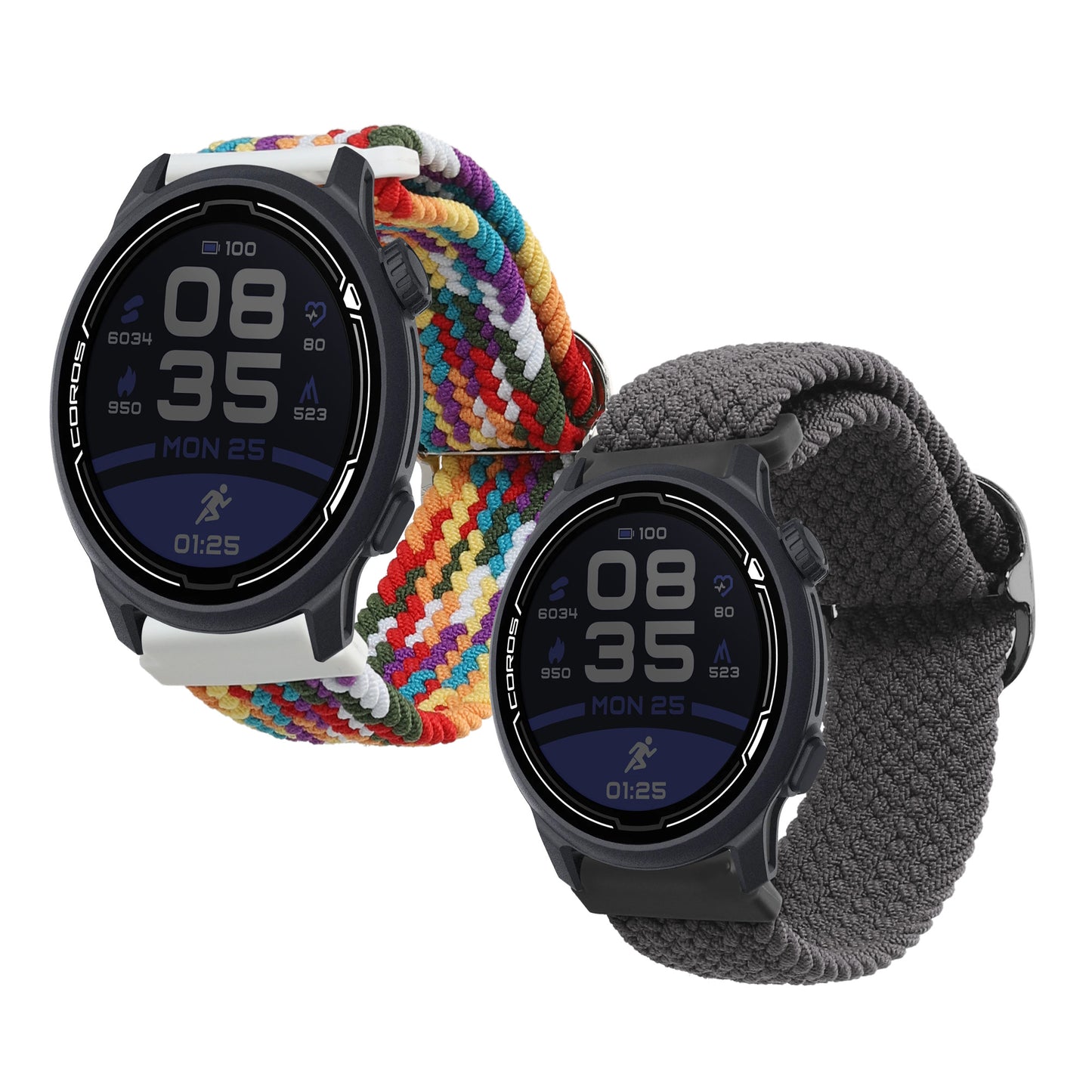 kwmobile Uhrenarmband für COROS PACE 2 / APEX Armband Fitnesstracker Band Set Ersatzarmband Smartwatch