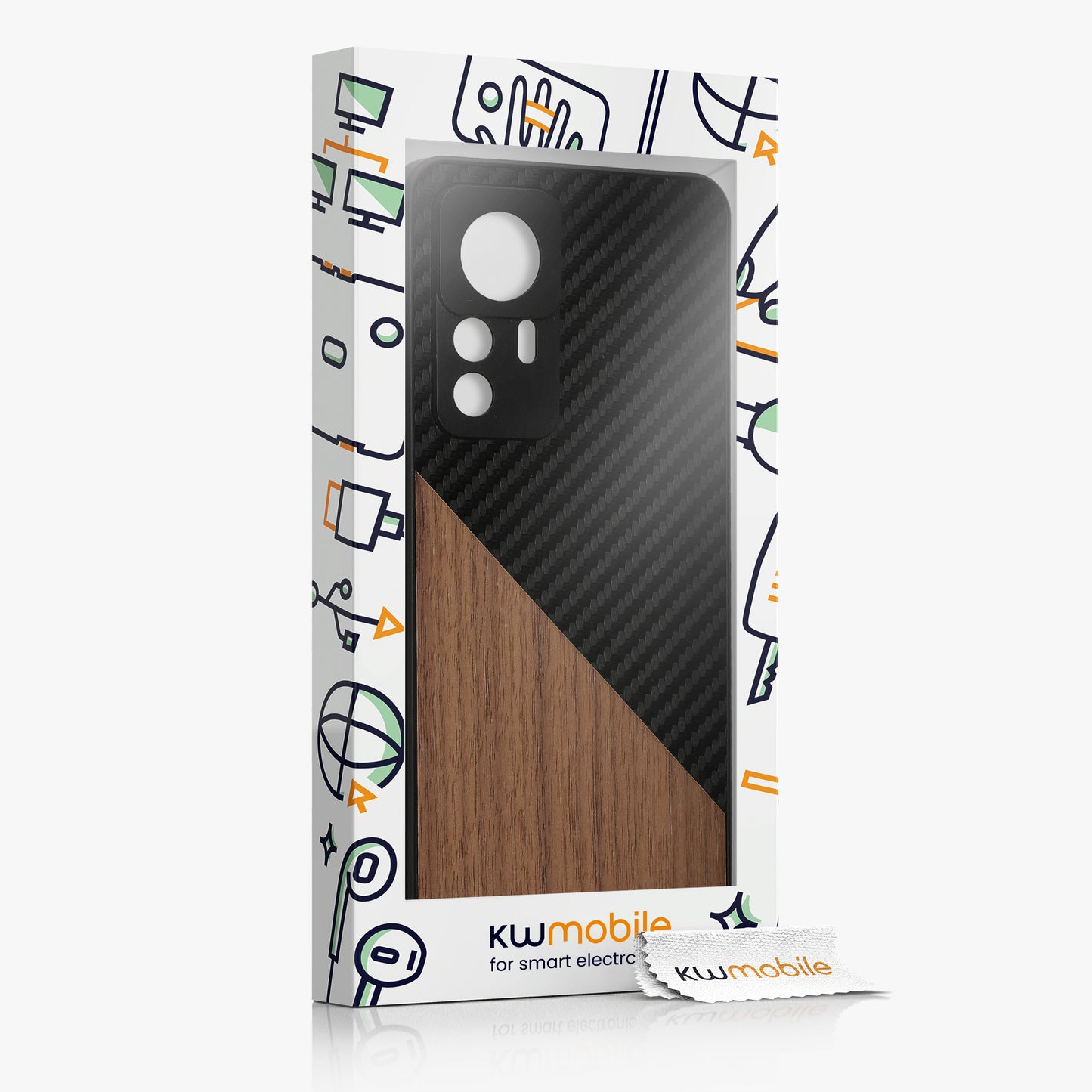 kwmobile Hülle kompatibel mit Xiaomi 12T / 12T Pro - Handyhülle - Handy Schutzhülle - Smartphone Cover