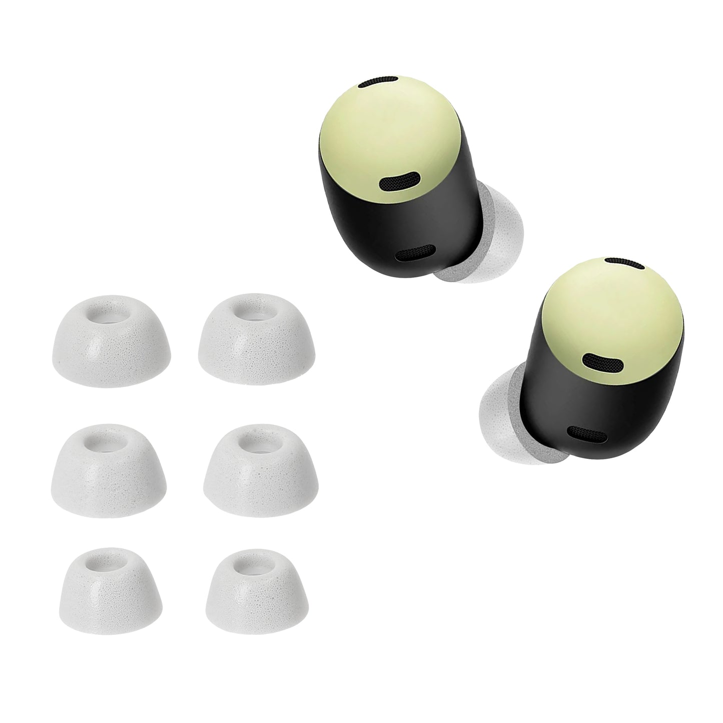 kwmobile Ersatz In Ear Kopfhörer kompatibel mit Google Pixel Buds Pro Polster Ohrstöpsel In-Ear Ohrhörer