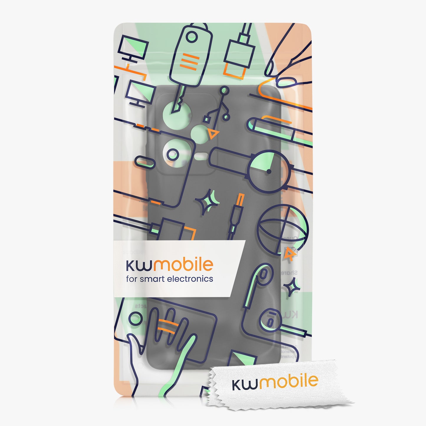 TPU Hülle mit Kameraschutz für Xiaomi Redmi Note 12 Pro+ 5G / Note 12 Pro Plus 5G in Schwarz matt - Hüllen