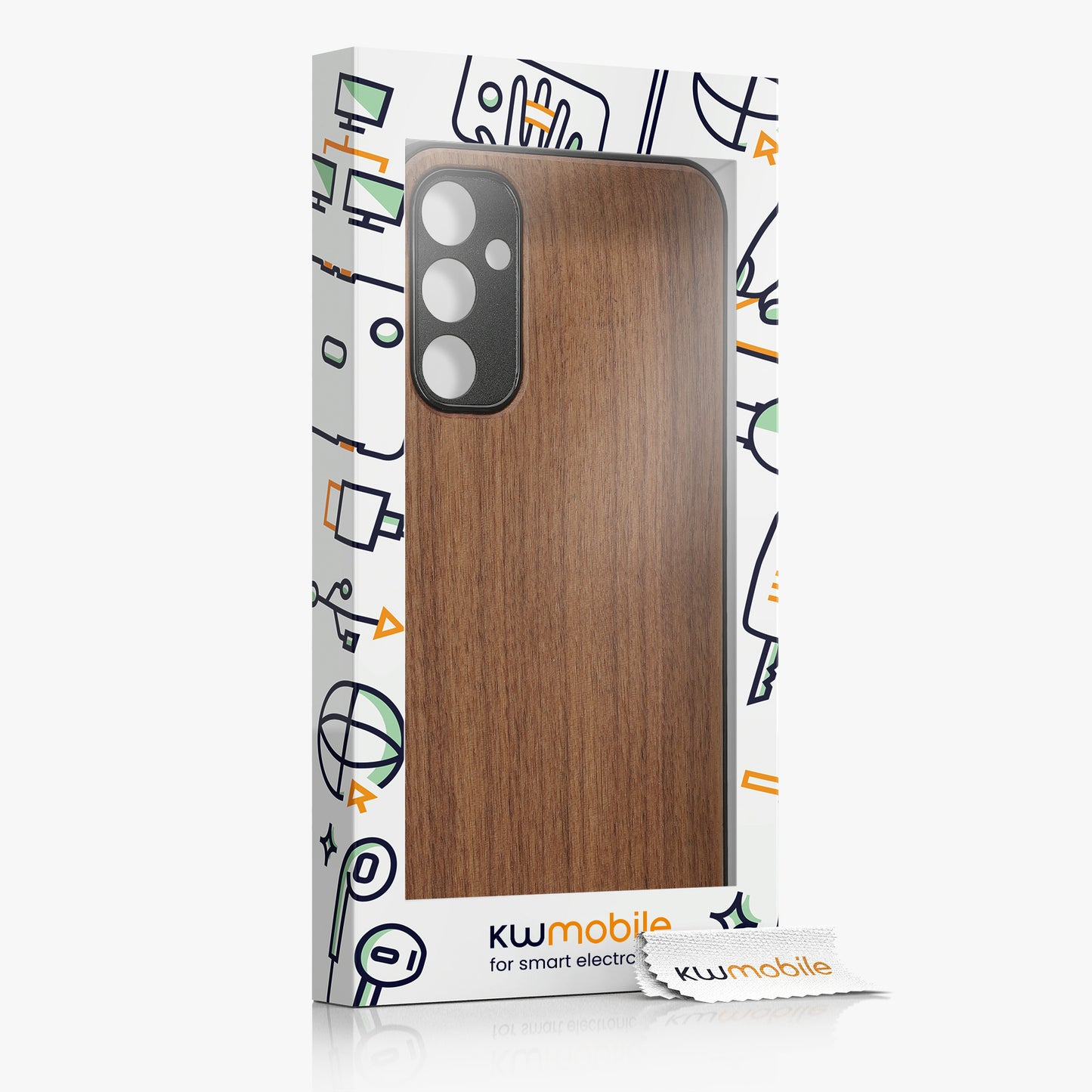 kwmobile Hülle kompatibel mit Samsung Galaxy A34 5G stoßfestes Handy Cover TPU Handyhülle
