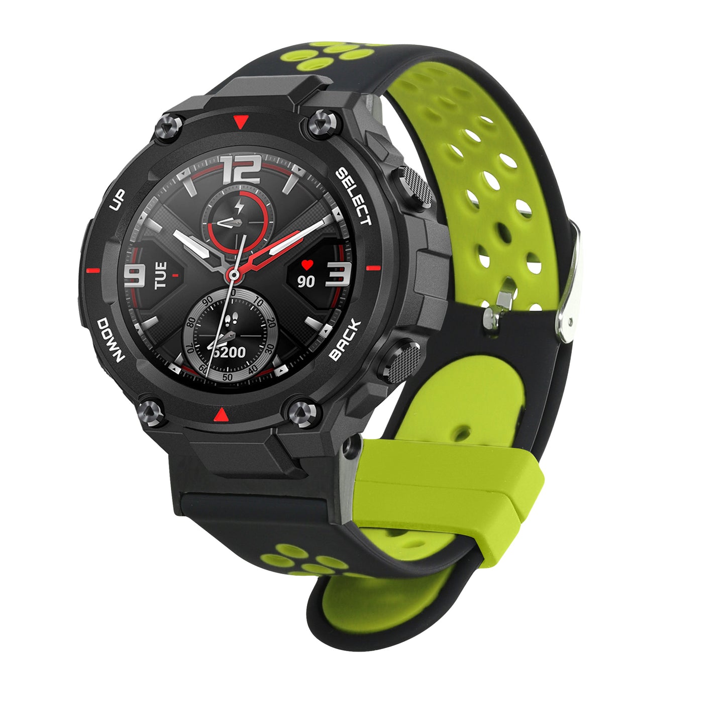 kwmobile Silikon Uhrenarmband für Huami Amazfit T-Rex / T-Rex Pro Armband - Ersatzarmband für Fitnesstracker - Wechselarmband Smartwatch