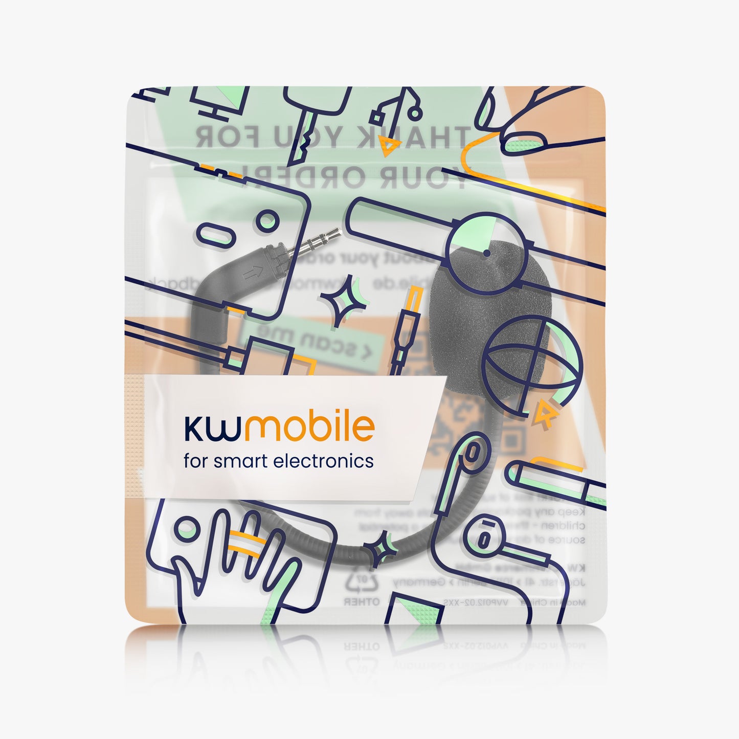 kwmobile Ersatz Kopfhörer Mikrofon kompatibel mit TurtleBeach Recon 500 Headset - Gaming Headphones Mikrofon mit 3,5 mm Klinkenstecker