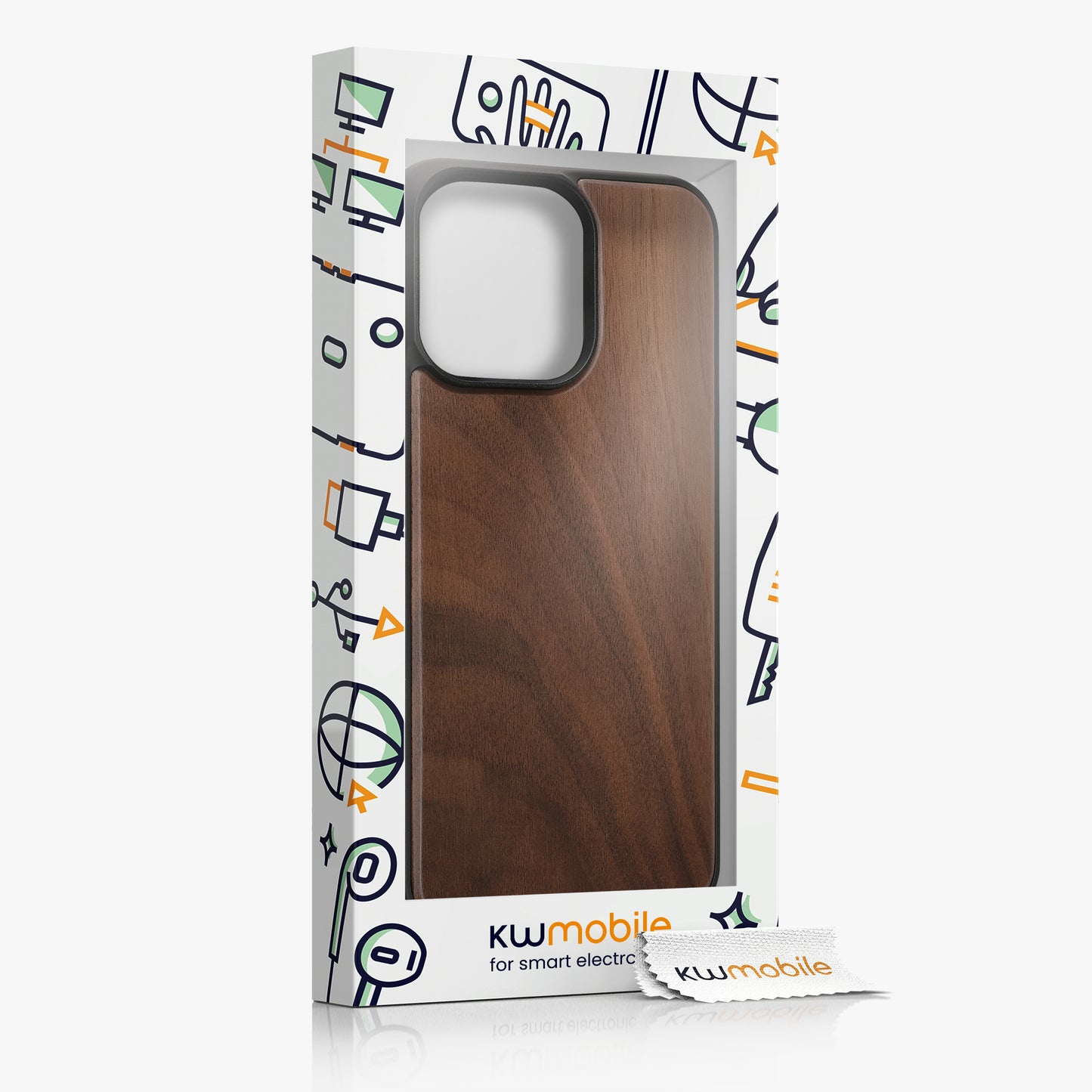 kwmobile Hülle kompatibel mit iPhone 15 Pro Max Hülle - stoßfestes Handy Cover - TPU Handyhülle