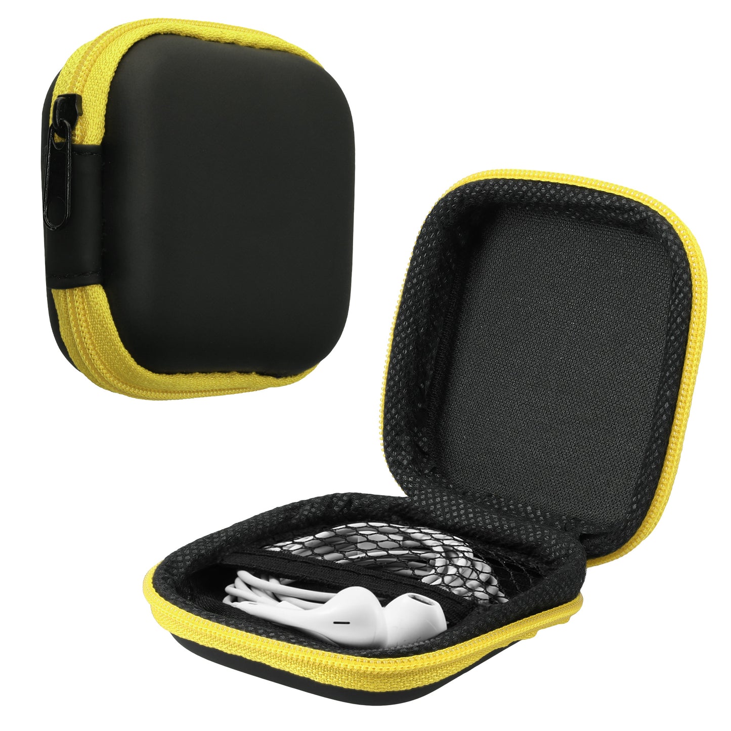 kwmobile In-Ear Kopfhörer Tasche - In Ear Headphones Schutztasche - Earphones Etui Case Cover Hülle für Kopfhörer