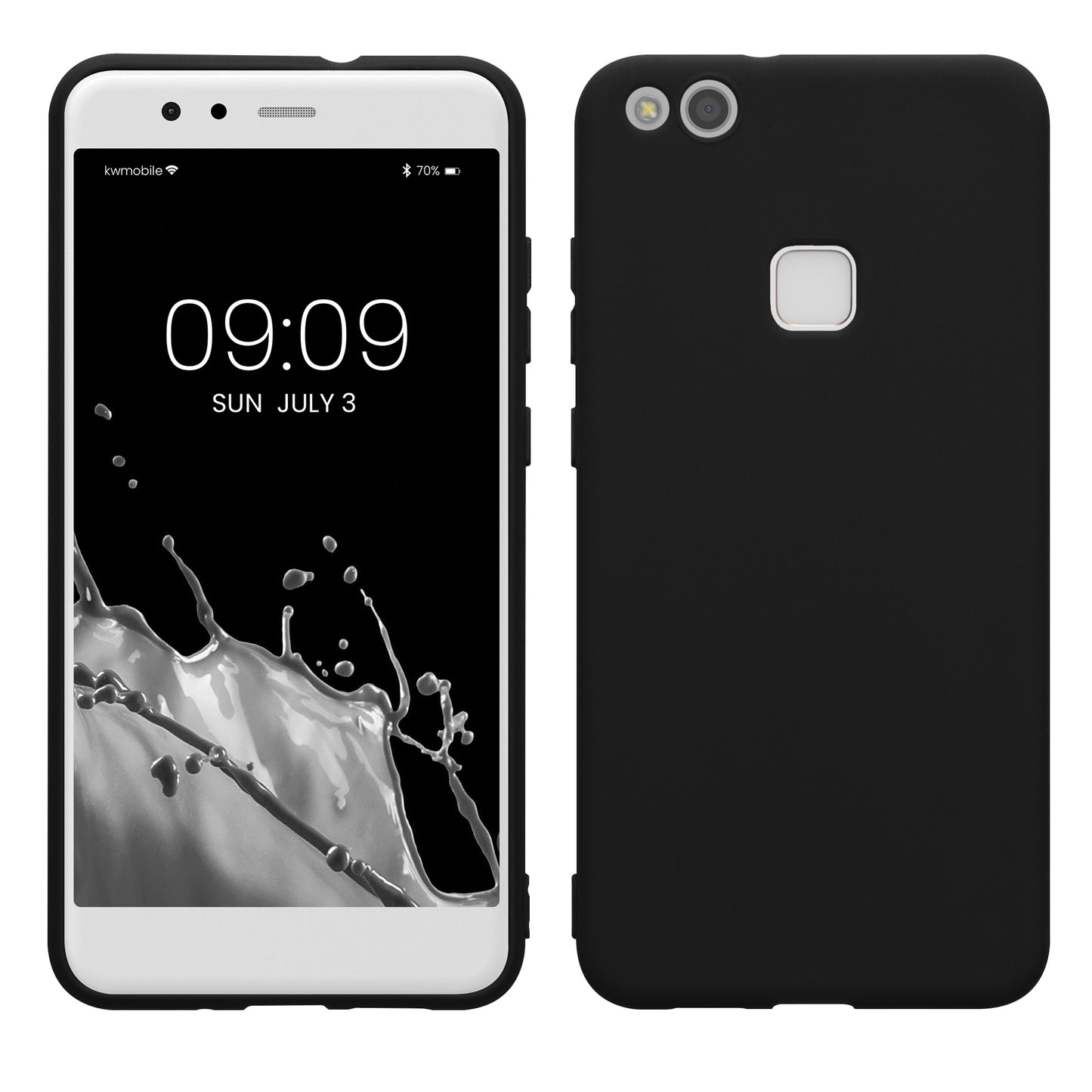 kwmobile Handyhülle für Huawei P10 Lite - Kabelloses Laden - Schutzhülle Cover