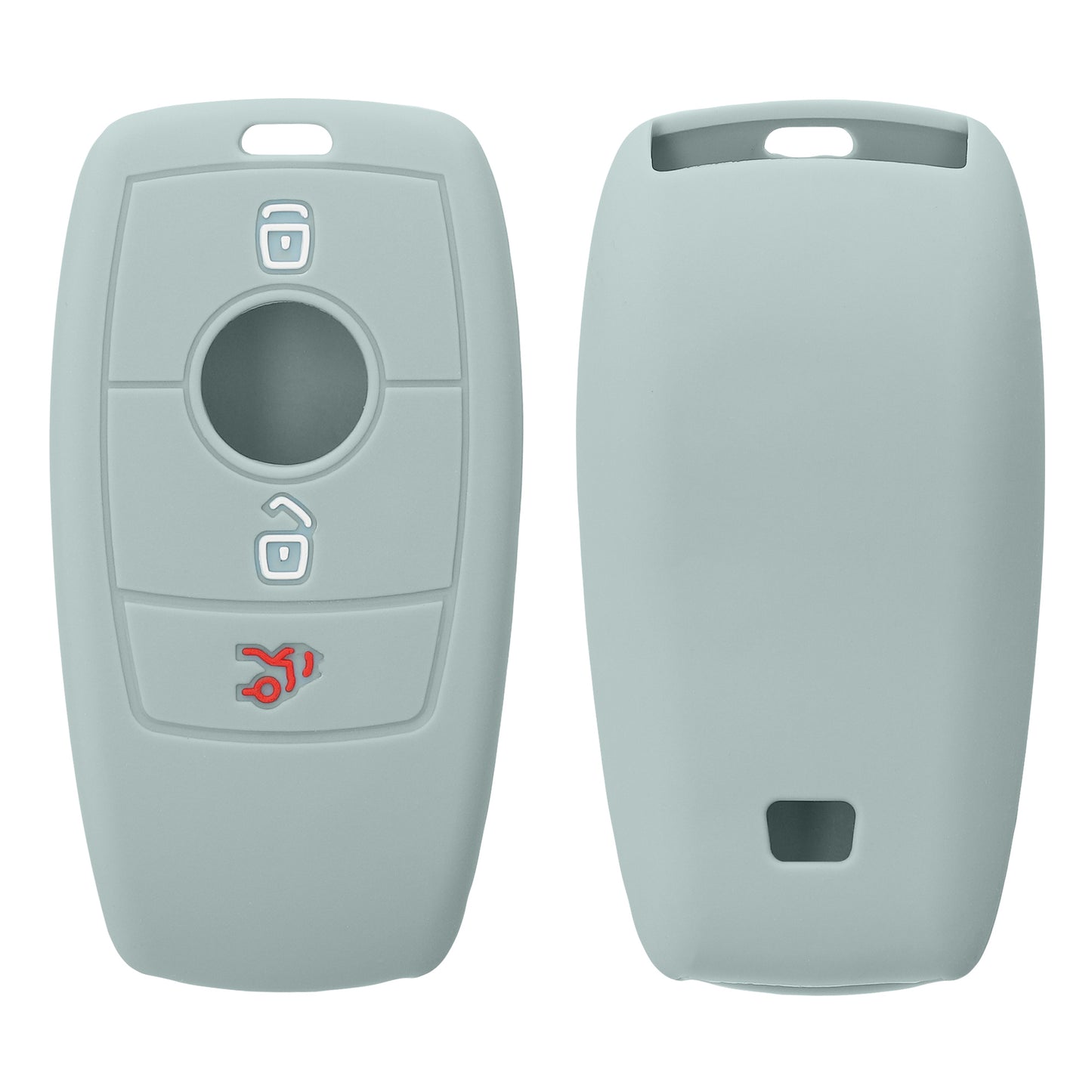 kwmobile Autoschlüssel Hülle kompatibel mit Mercedes Benz Smart Key Autoschlüssel (nur Keyless)