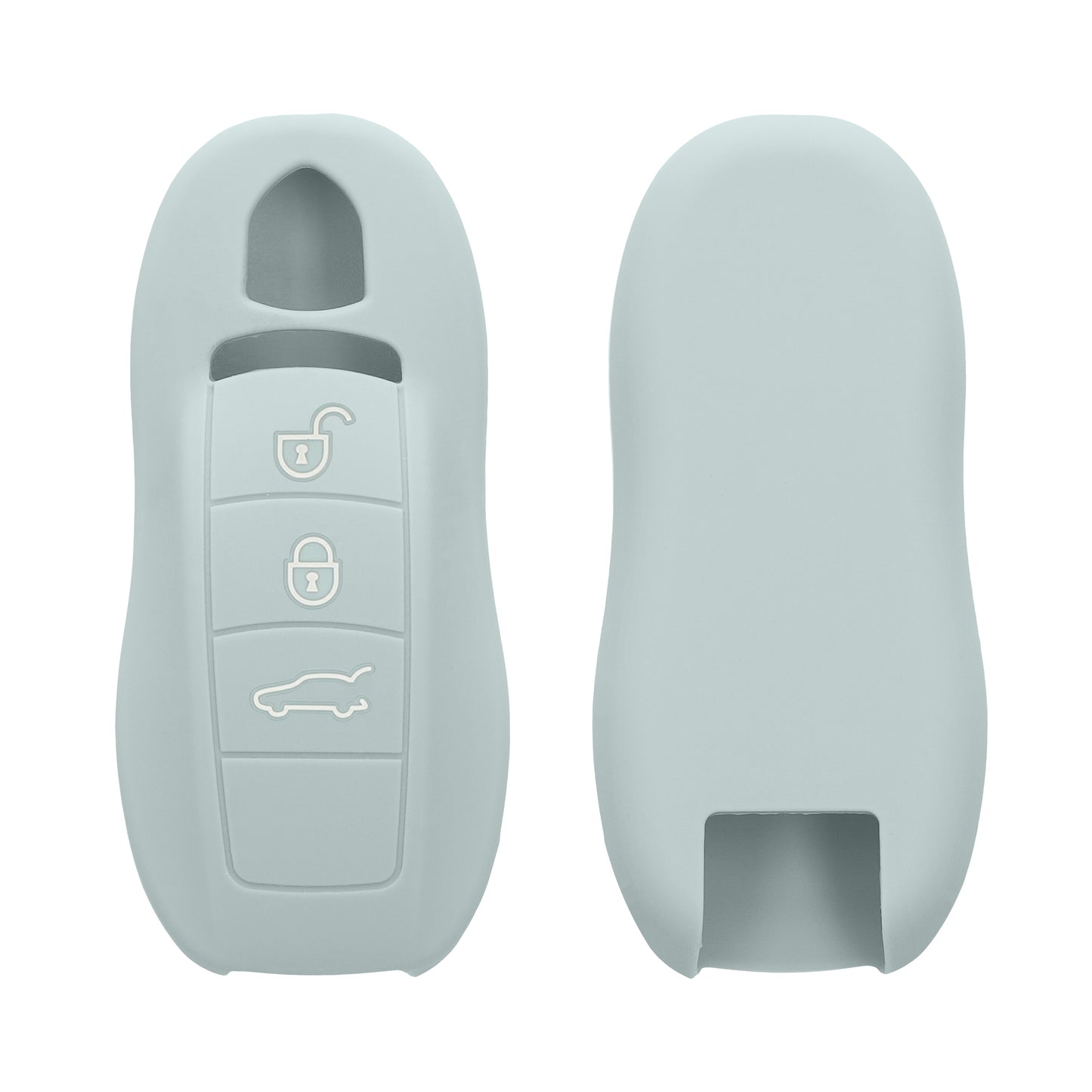 kwmobile Autoschlüssel Hülle kompatibel mit Porsche 3-Tasten Autoschlüssel (nur Keyless)