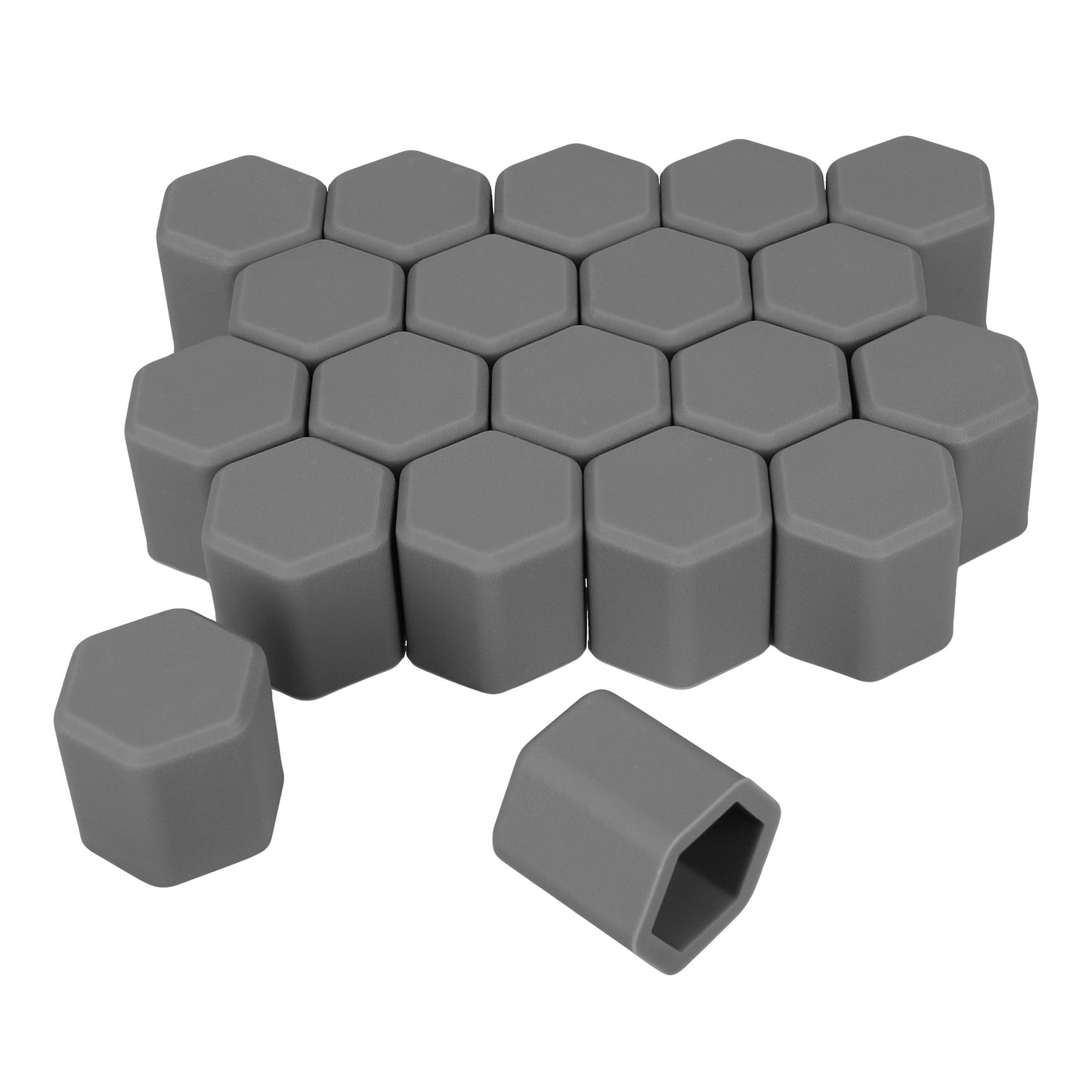 kwmobile 20x Abdeckung für 17 mm Radmuttern Auto Rad Schraube - Radschrauben Cover - Mutter Kappen