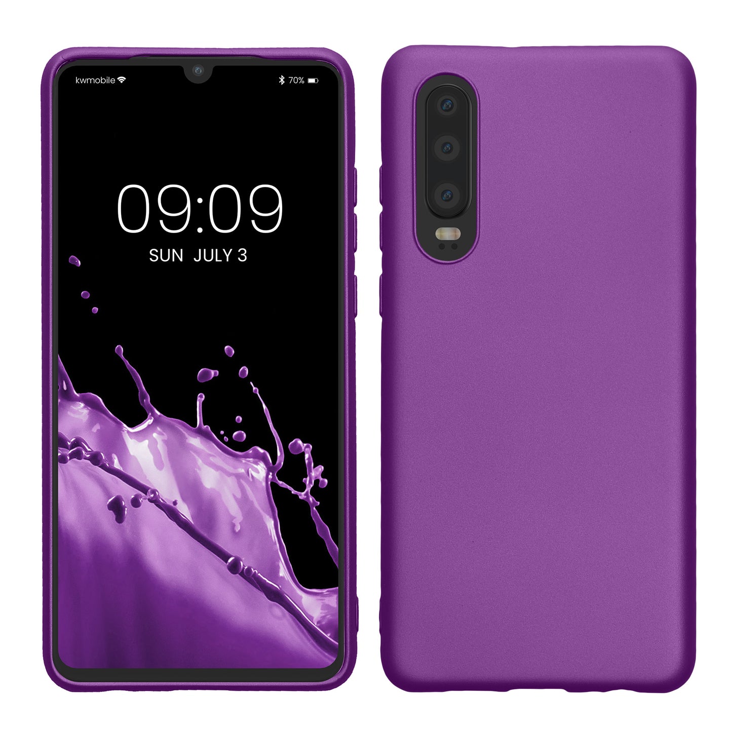 kwmobile Handyhülle für Huawei P30 Hülle - Silikon Case - Schutzhülle Cover