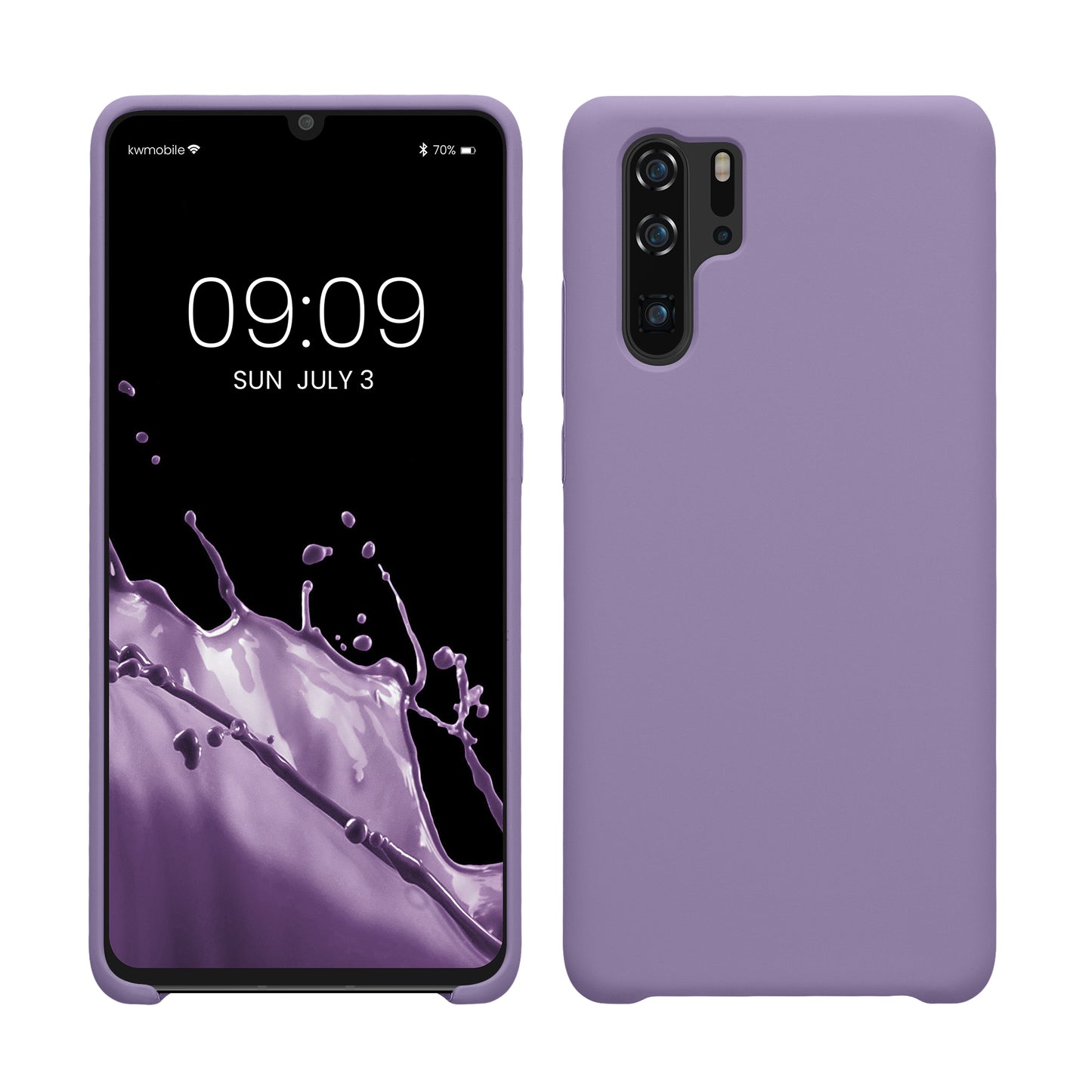kwmobile Handyhülle für Huawei P30 Pro Hülle - Case Silikon - Kabelloses Laden - Schutzhülle Cover
