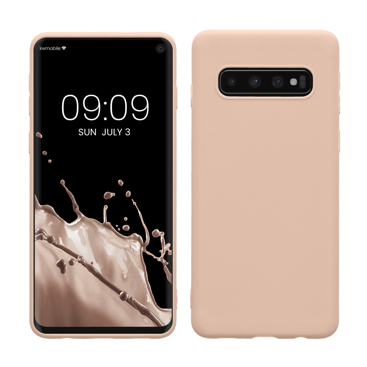 kwmobile Handyhülle für Samsung Galaxy S10 Hülle - Kabelloses Laden - Schutzhülle Cover