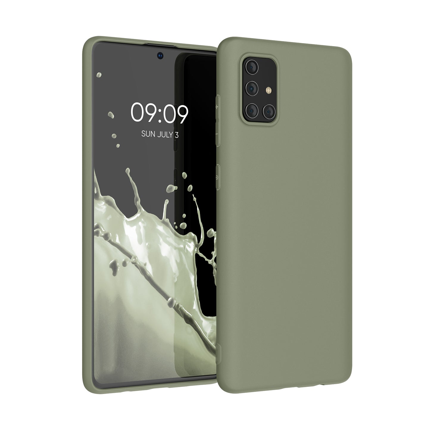 kwmobile Handyhülle für Samsung Galaxy A71 - Kabelloses Laden - Schutzhülle Cover