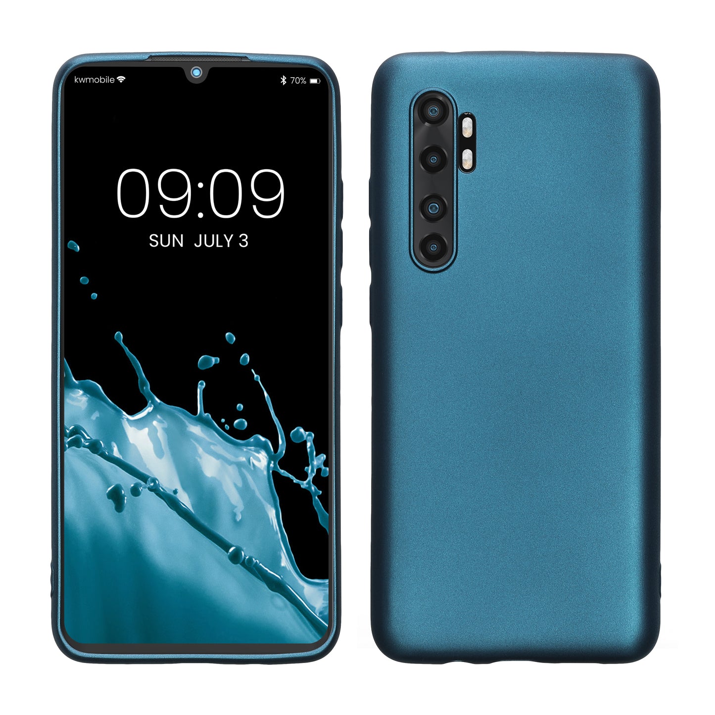 kwmobile Handyhülle für Xiaomi Mi Note 10 Lite Hülle - Silikon Case - Schutzhülle Cover