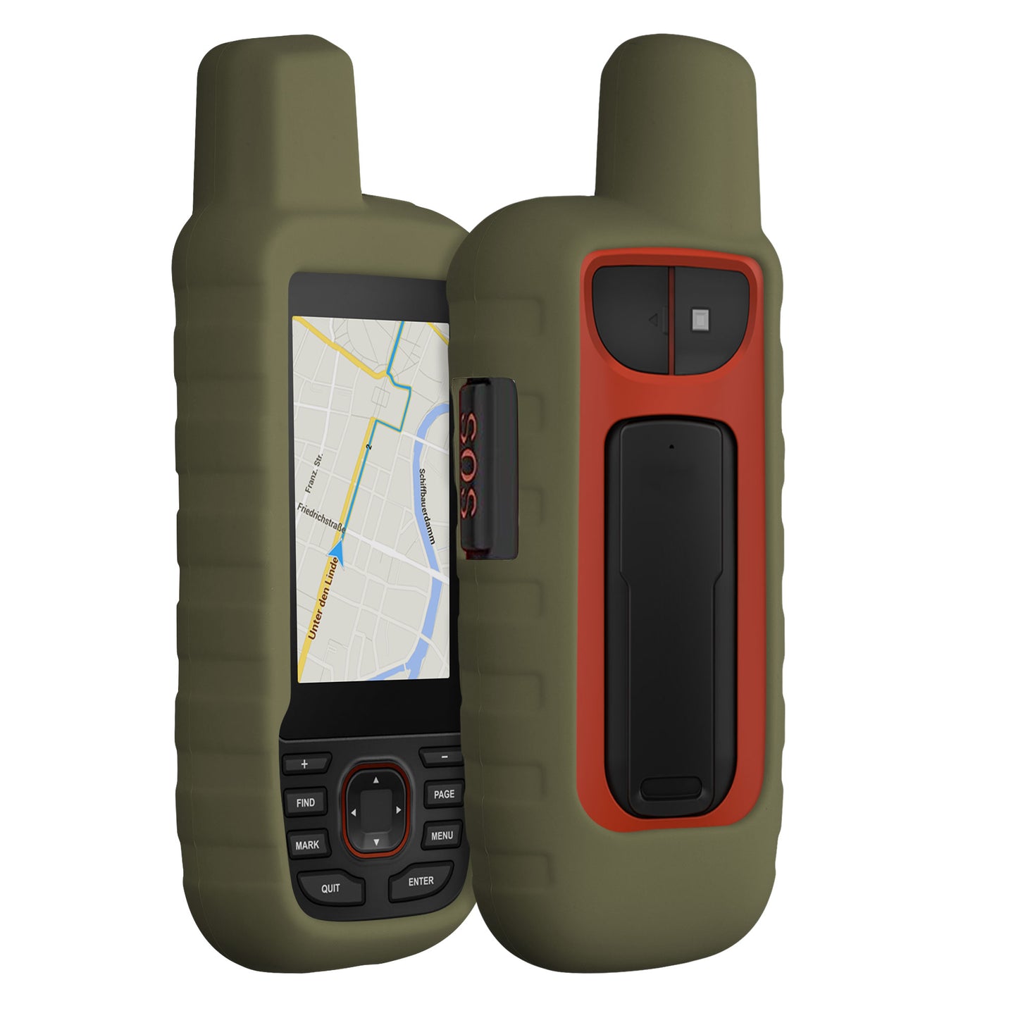 kwmobile Hülle kompatibel mit Garmin GPSMAP 66i / GPSMAP 67i - Schutzhülle für GPS Handgerät