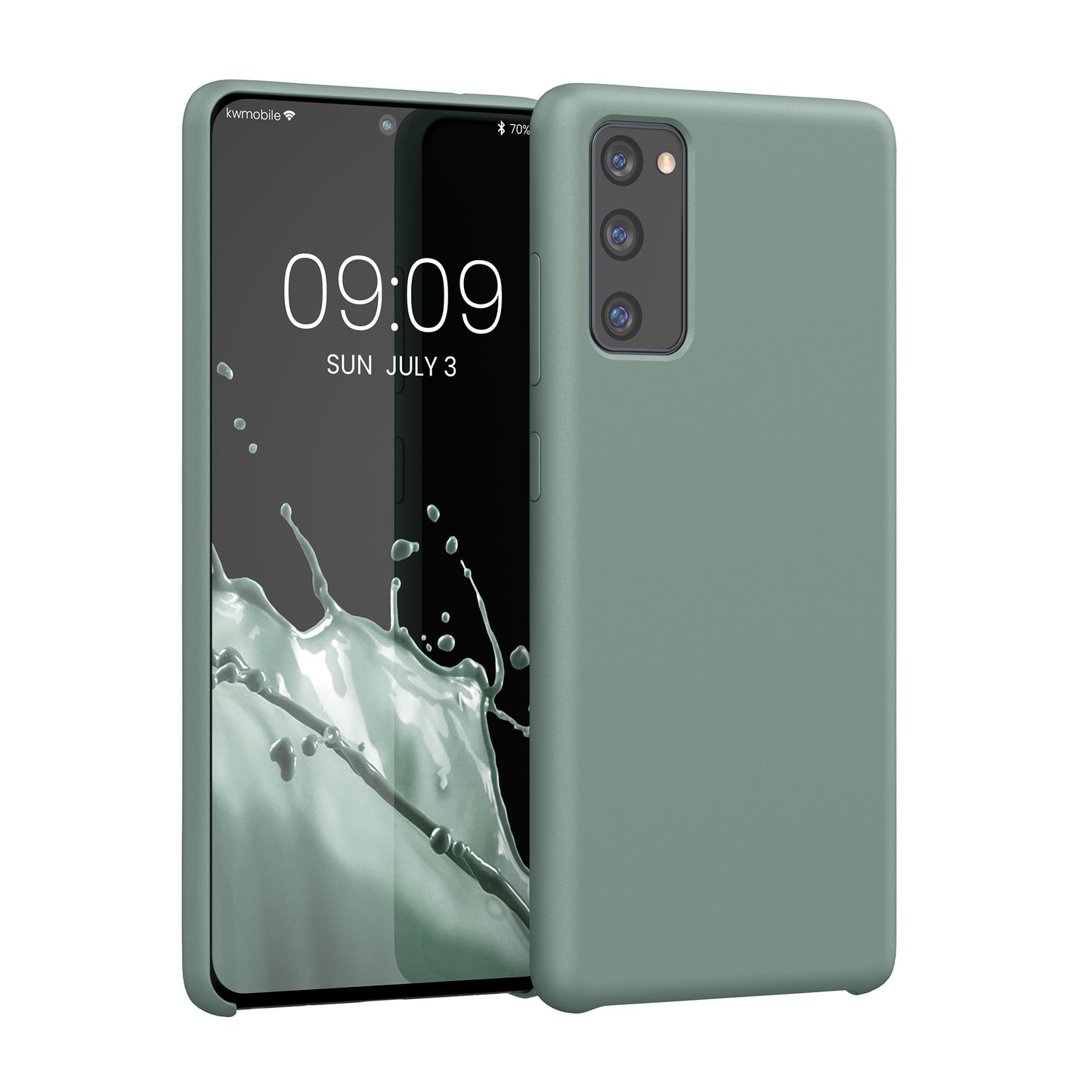 kwmobile Handyhülle für Samsung Galaxy S20 FE Hülle - Case Silikon - Kabelloses Laden - Schutzhülle Cover