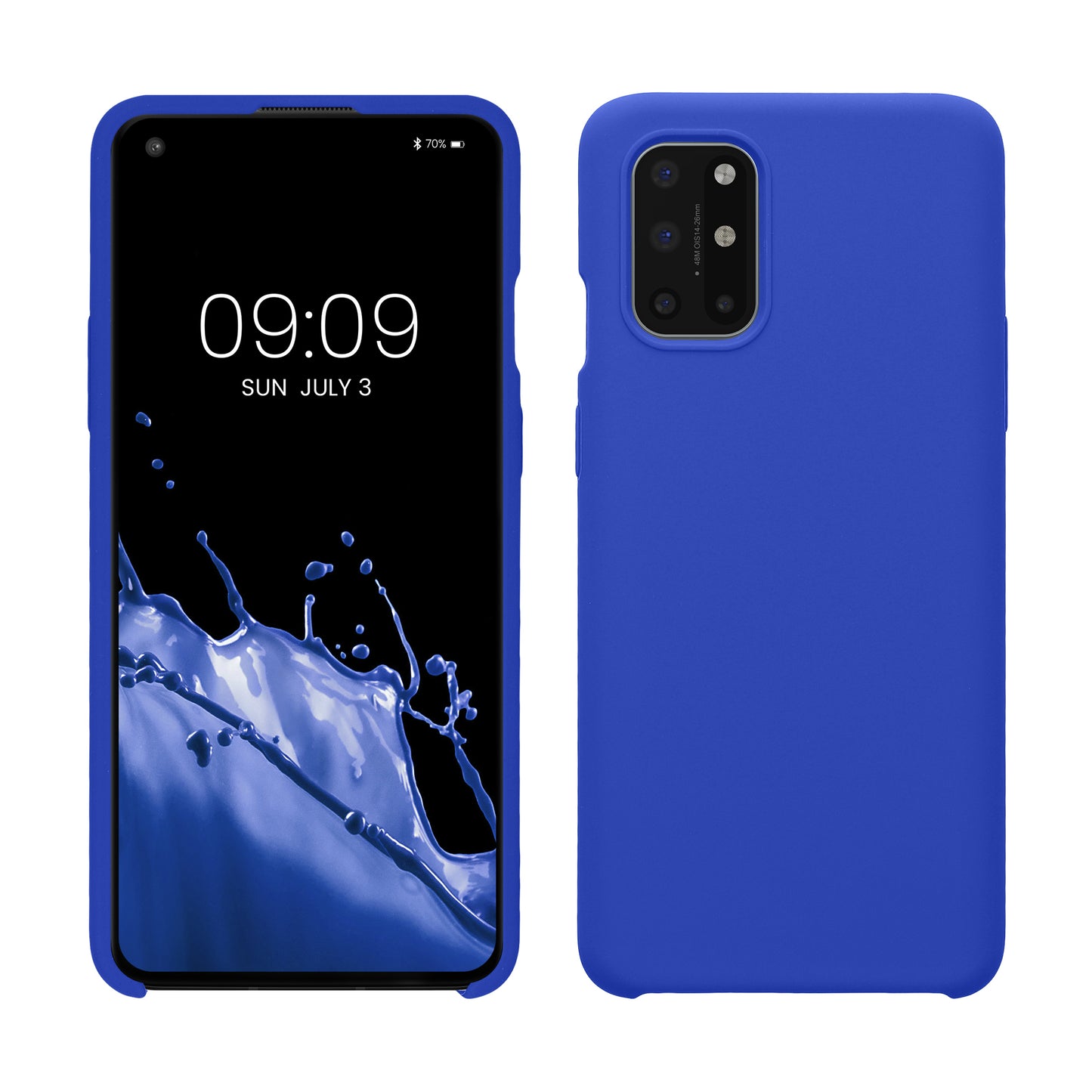 kwmobile Handyhülle für OnePlus 8T Hülle - Case Silikon - Kabelloses Laden - Schutzhülle Cover