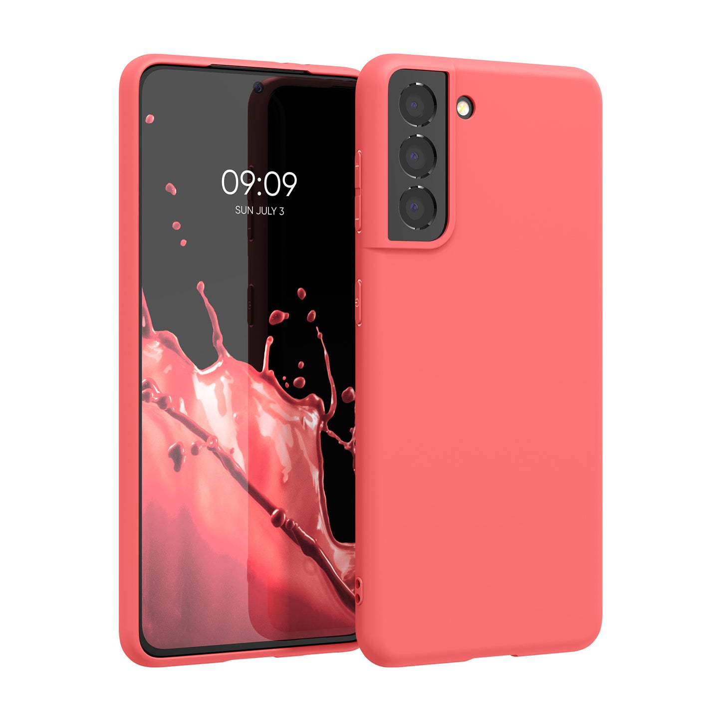 kwmobile Handyhülle für Samsung Galaxy S21 - Kabelloses Laden - Schutzhülle Cover