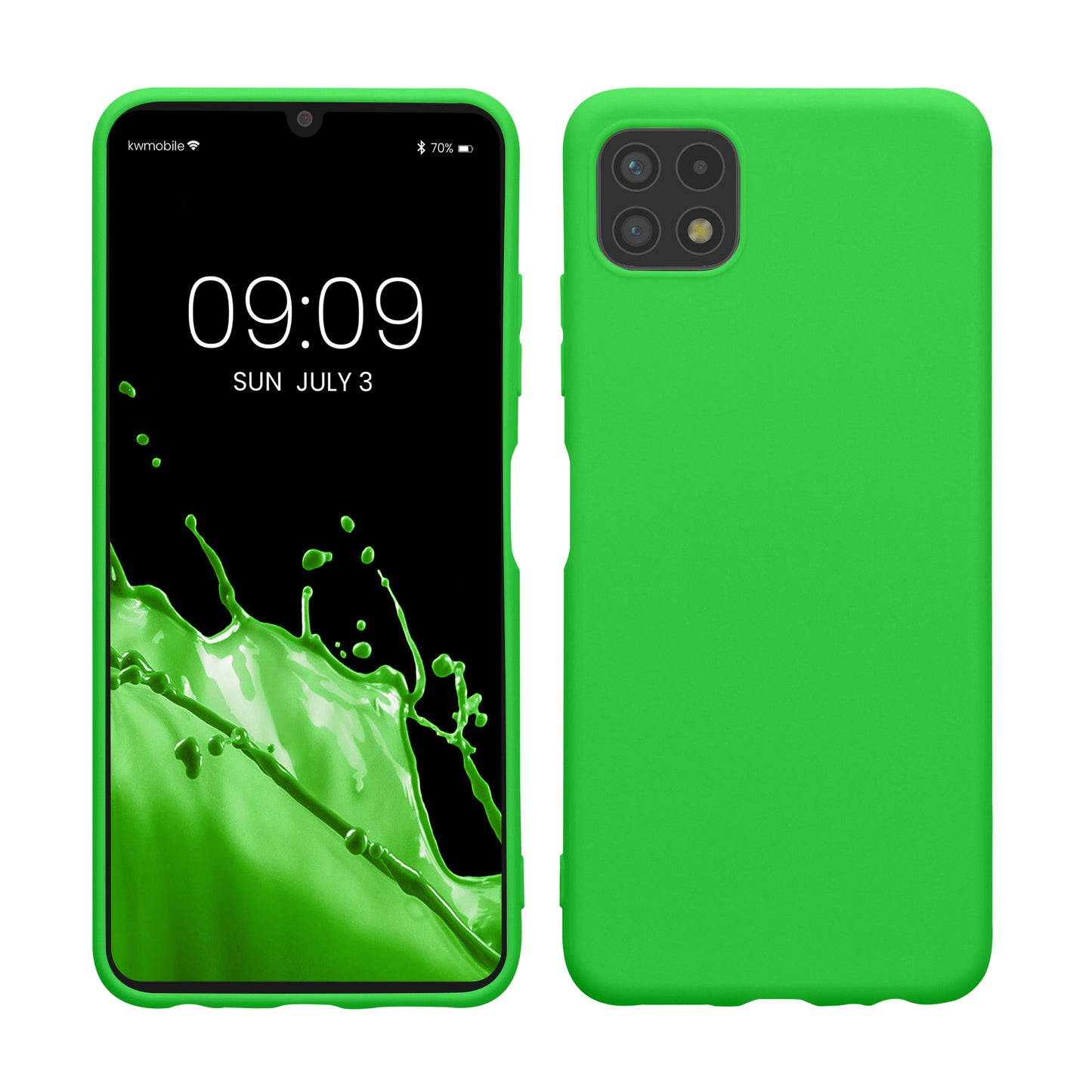 kwmobile Handyhülle für Samsung Galaxy A22 5G - Kabelloses Laden - Schutzhülle Cover