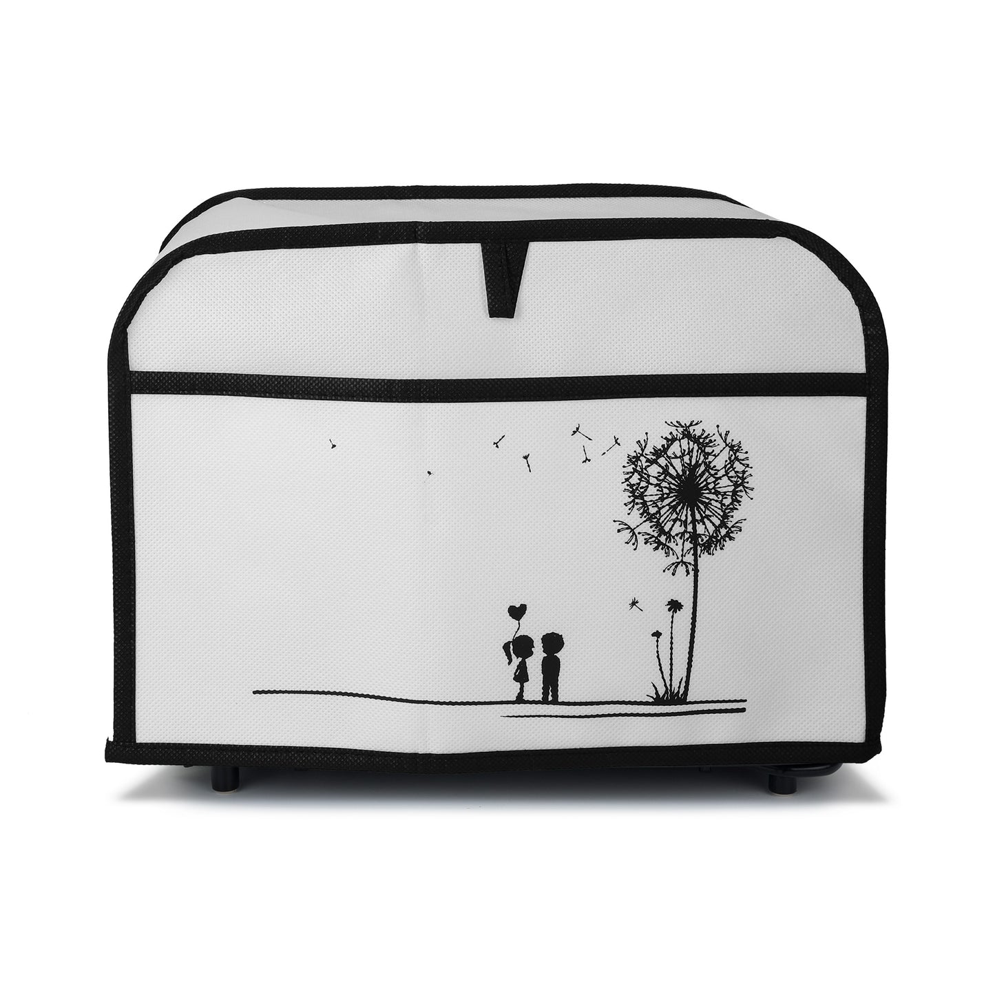 kwmobile Hülle für 2-Scheiben Toaster - Staubschutz Abdeckhaube - Toasterabdeckung - 19 x 20,3 x 28 cm