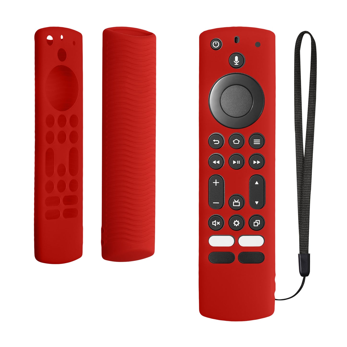 kwmobile Hülle Fernbedienung kompatibel mit Toshiba and Insignia NS-RCFNA-21, CT-RC1US-21, CT95018 / Fire TV Hülle für TV Zubehör