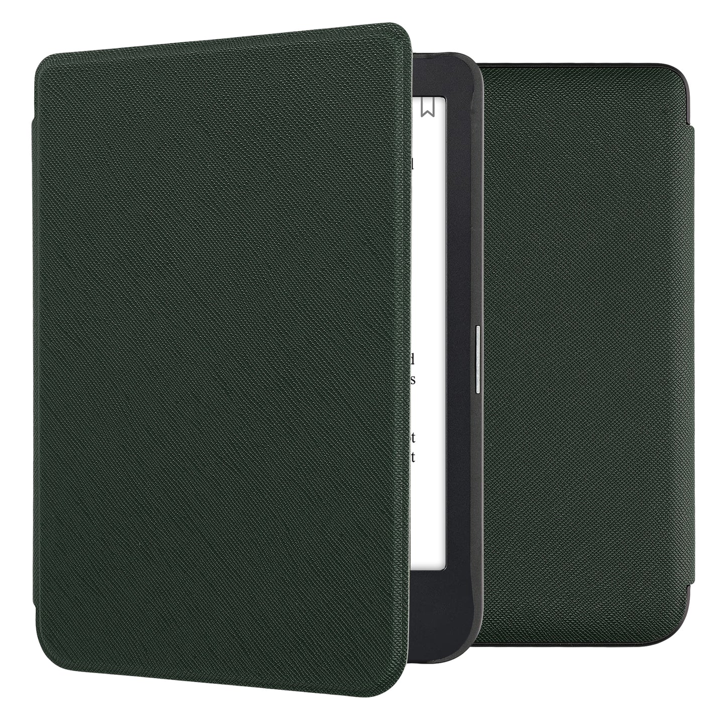 kwmobile Klapphülle kompatibel mit Kobo Clara 2E / Tolino Shine 4 Hülle - eReader Case aus Kunstleder - Cover