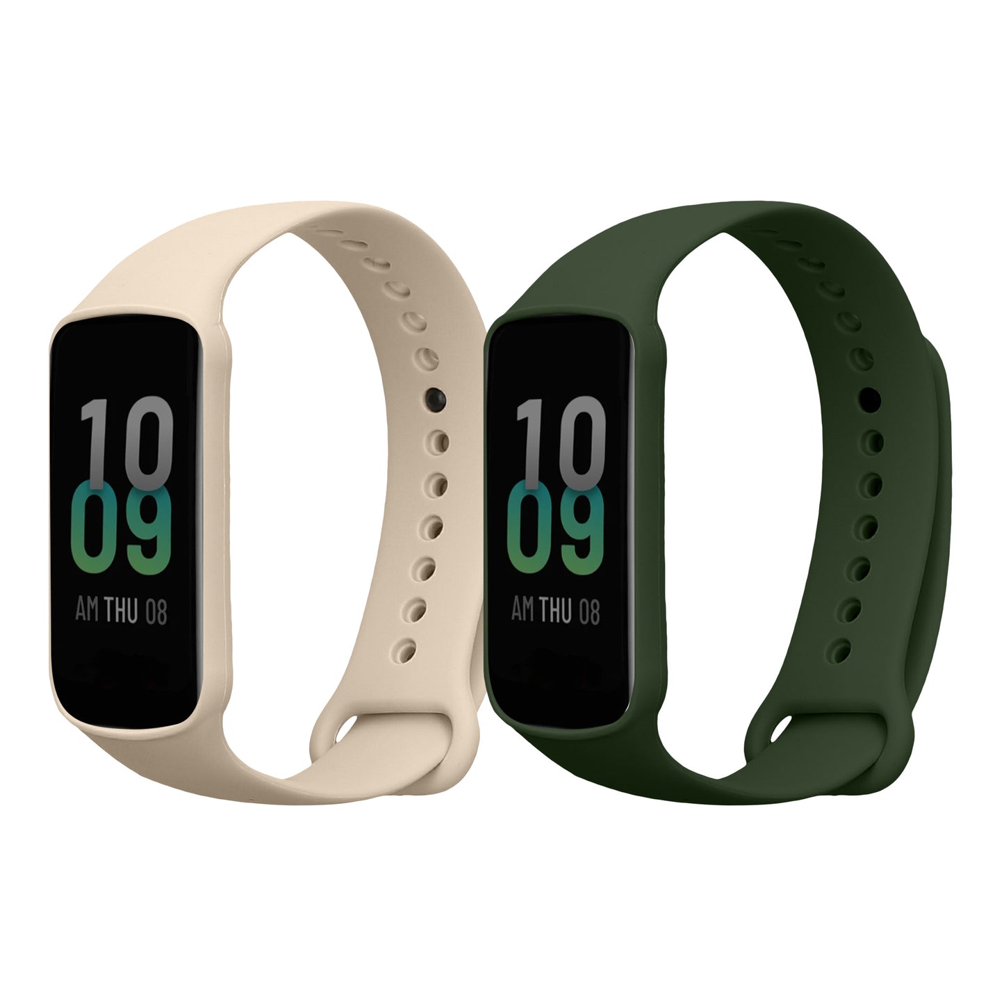 kwmobile Uhrenarmband für Amazfit Band 7 Armband Fitnesstracker Band Set Ersatzarmband Smartwatch
