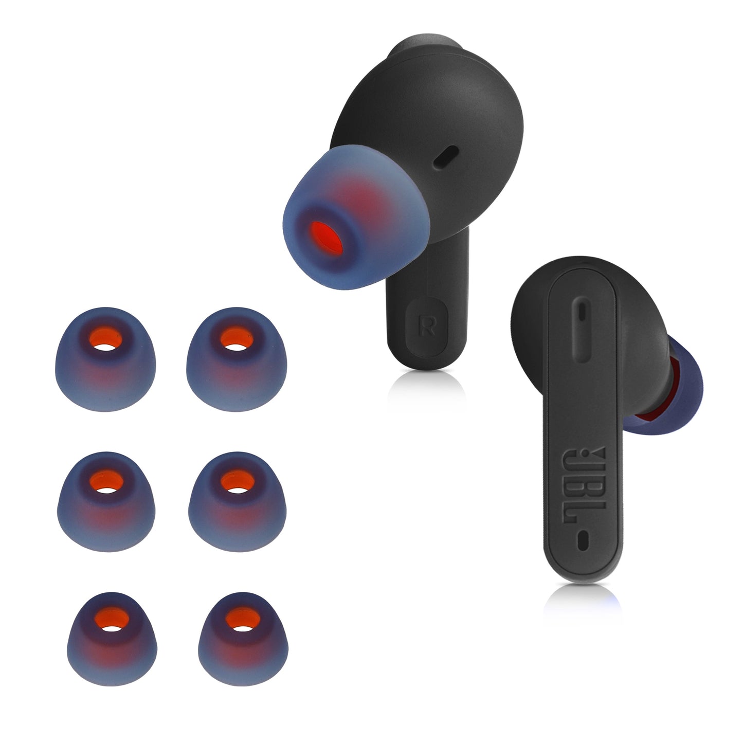 kwmobile Polster kompatibel mit JBL Tune 230 NC TWS / T230NC