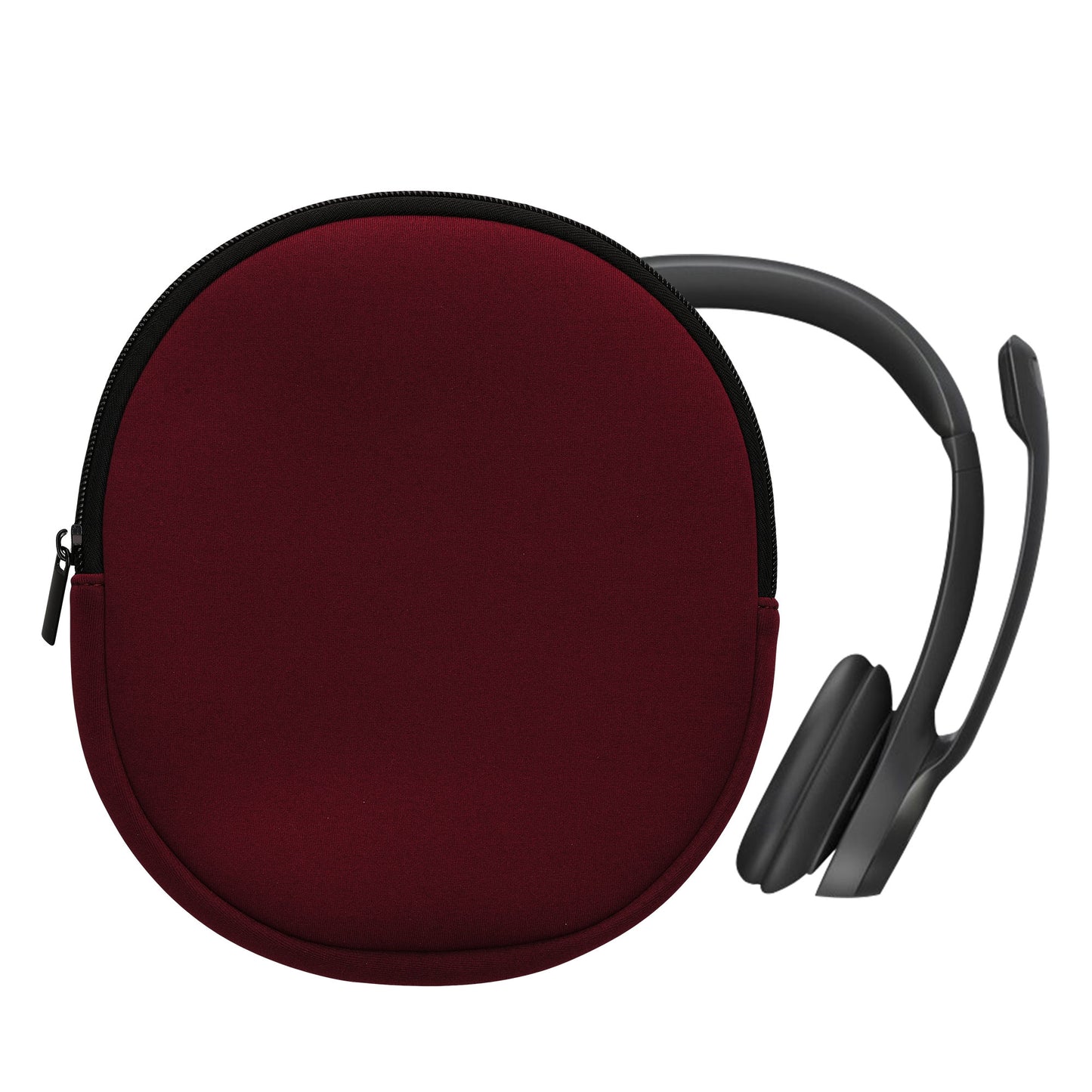kwmobile Kopfhörer Tasche für H390 - Kopfhörer Case - Hülle Reise Beutel für Headset Headphones - Weiche Over Ear Schutzhülle